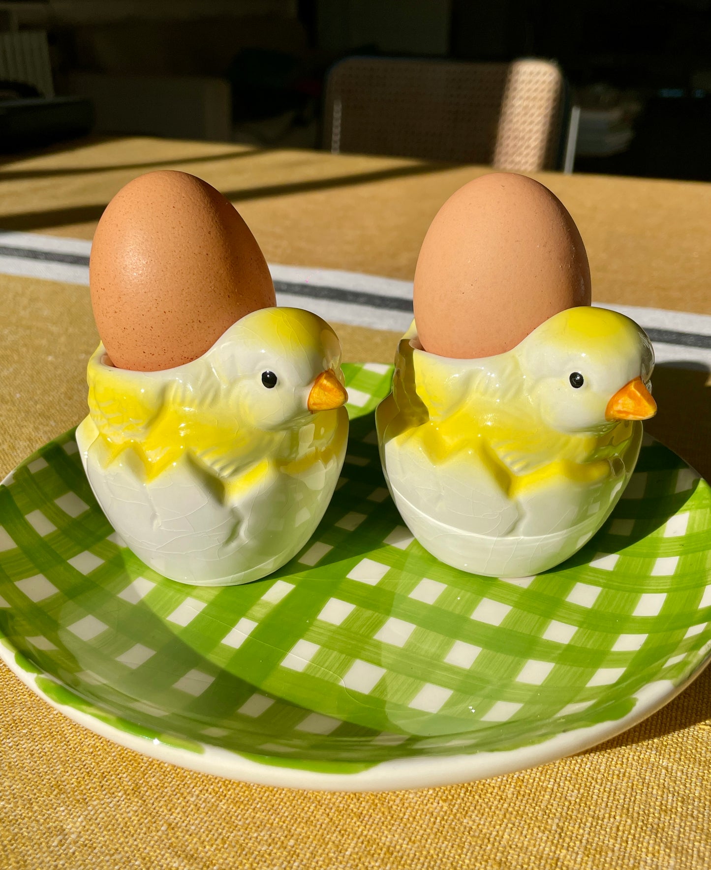 2 coquetiers poussin