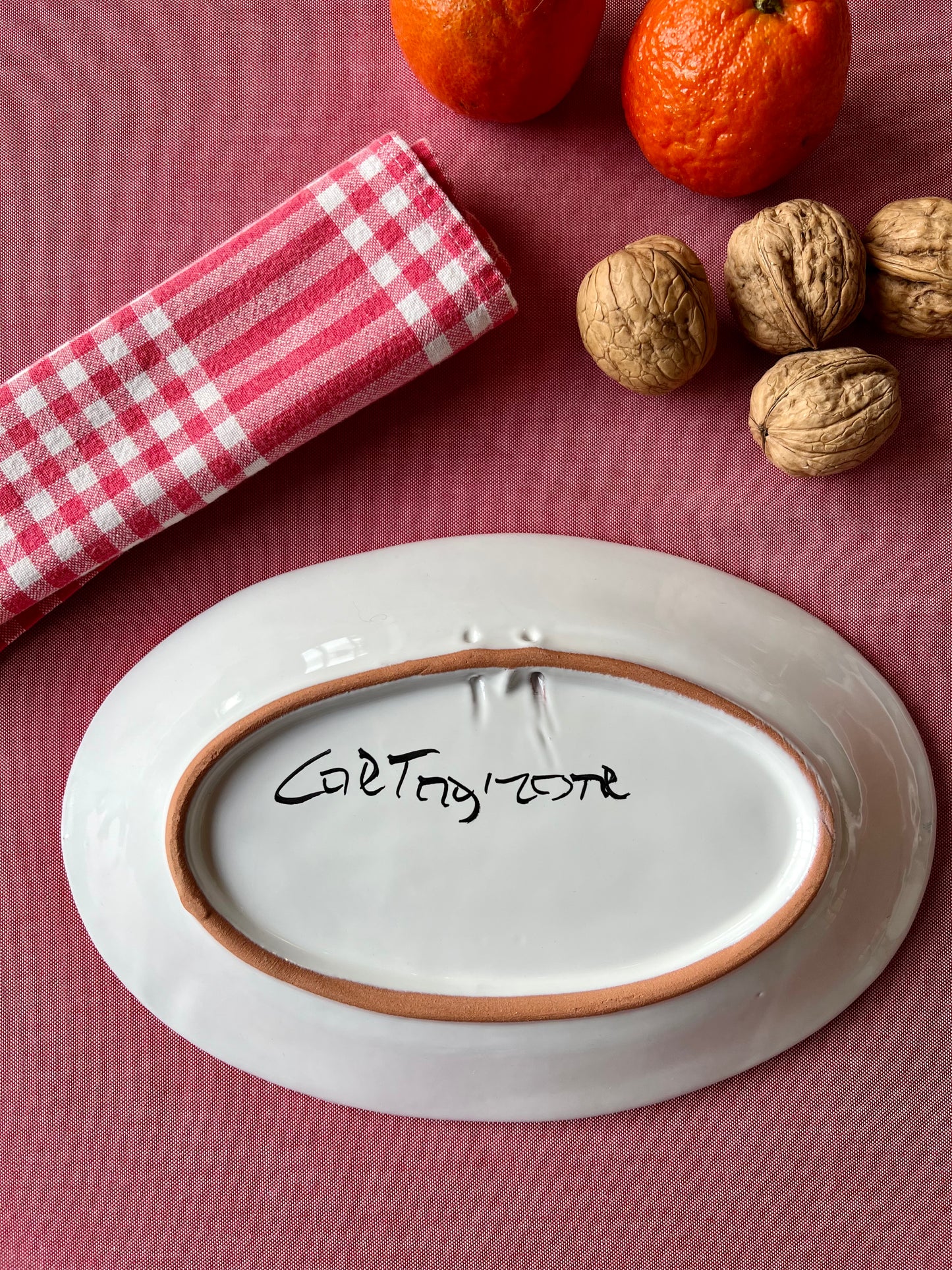 Plat citrons rouge Made in Italy
