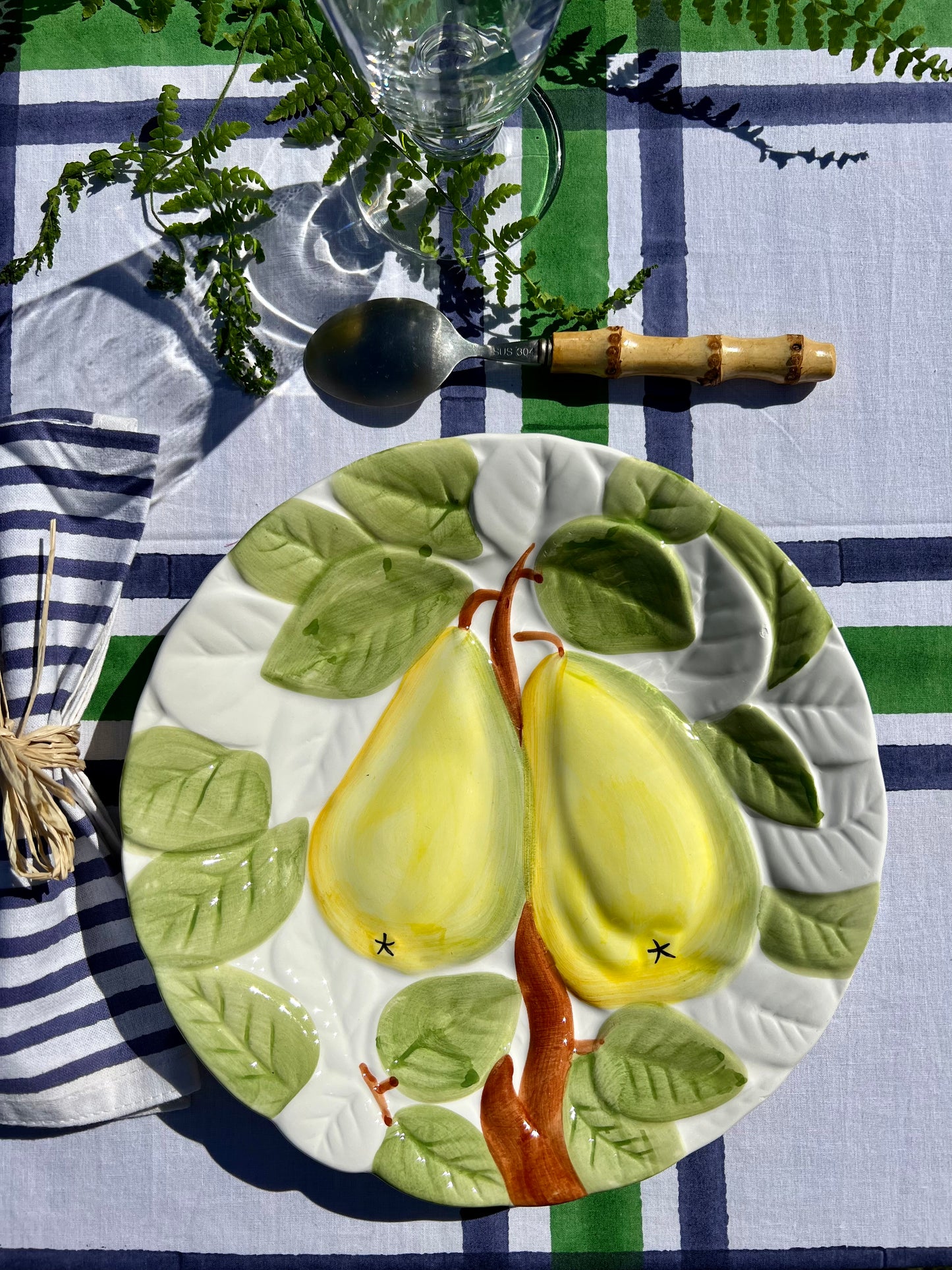 10 assiettes à dessert fruits