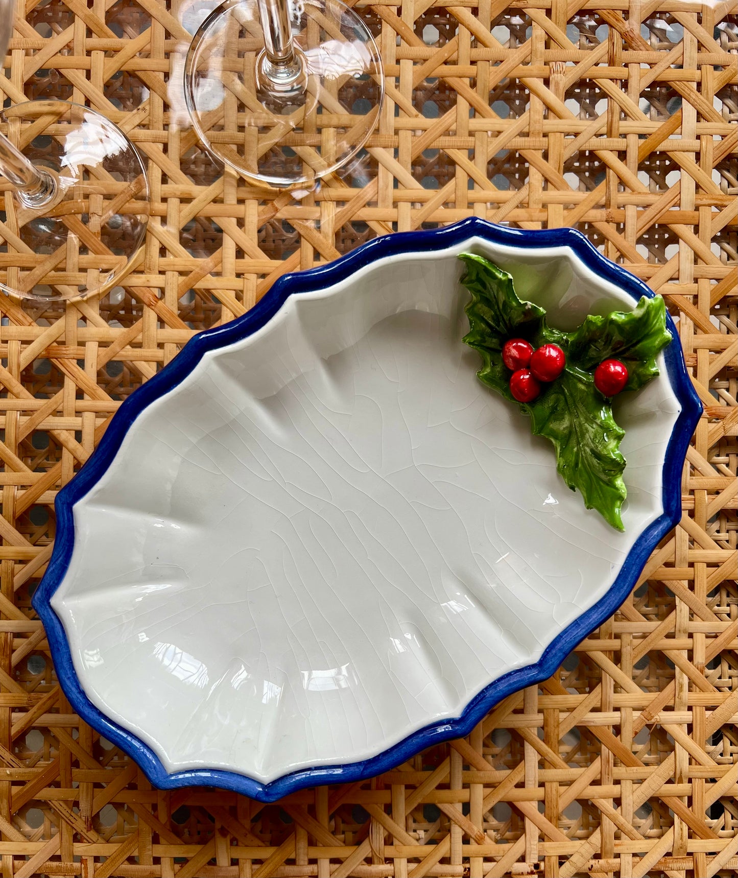 Petit plat houx made in Italy
