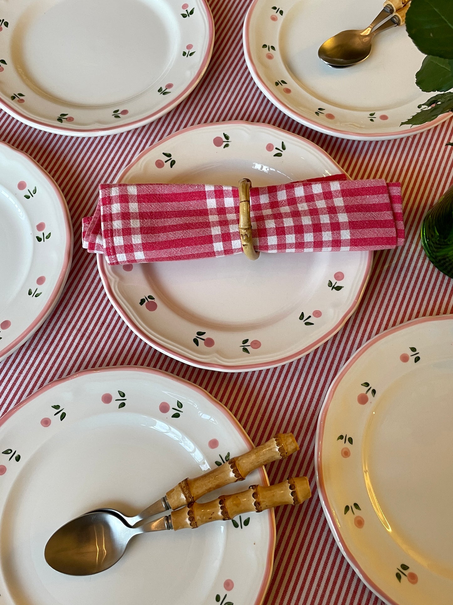 8 assiettes à dessert peintes à la main Made in Italy