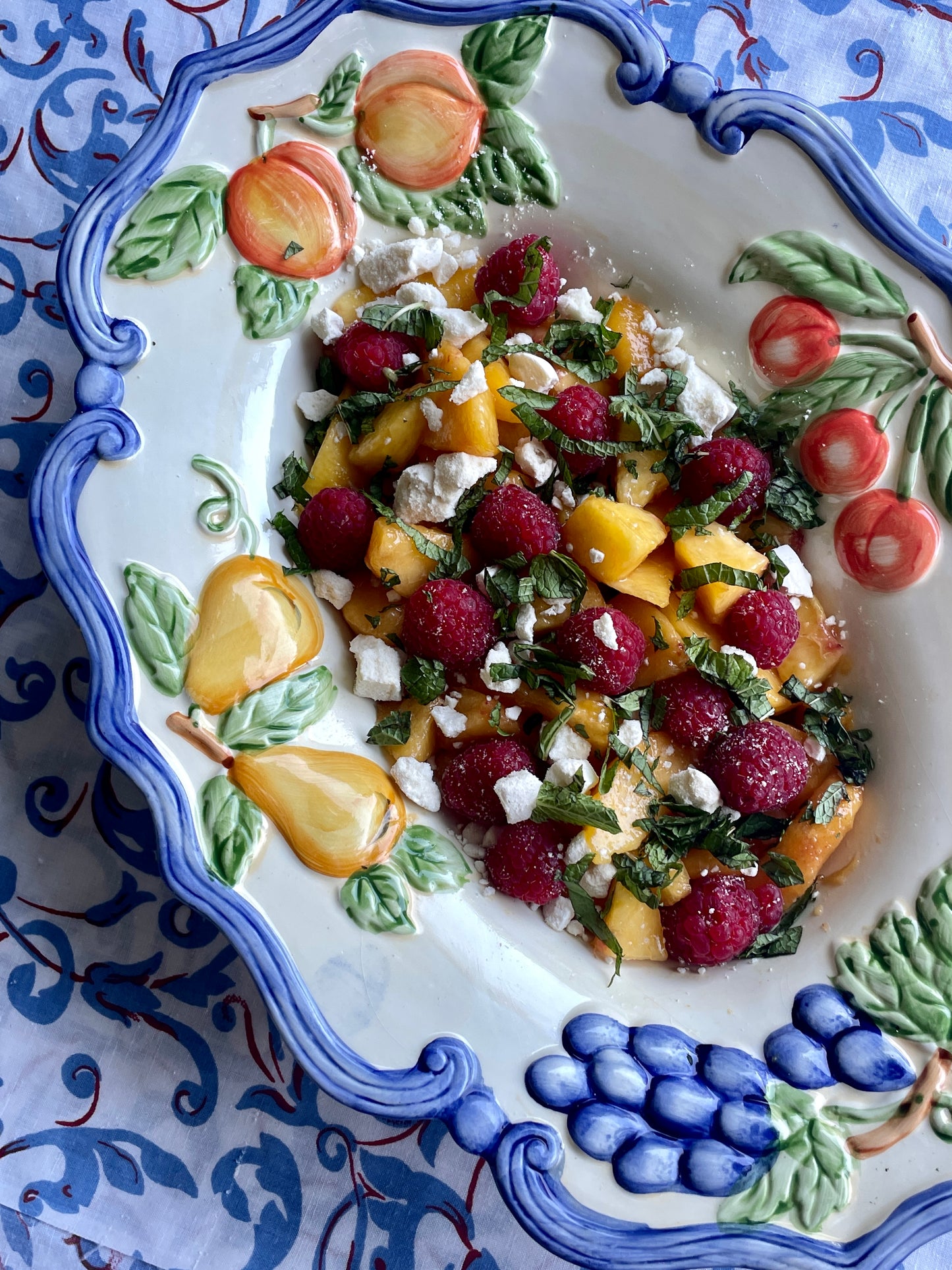 Grand plat fruits Made in Capri
