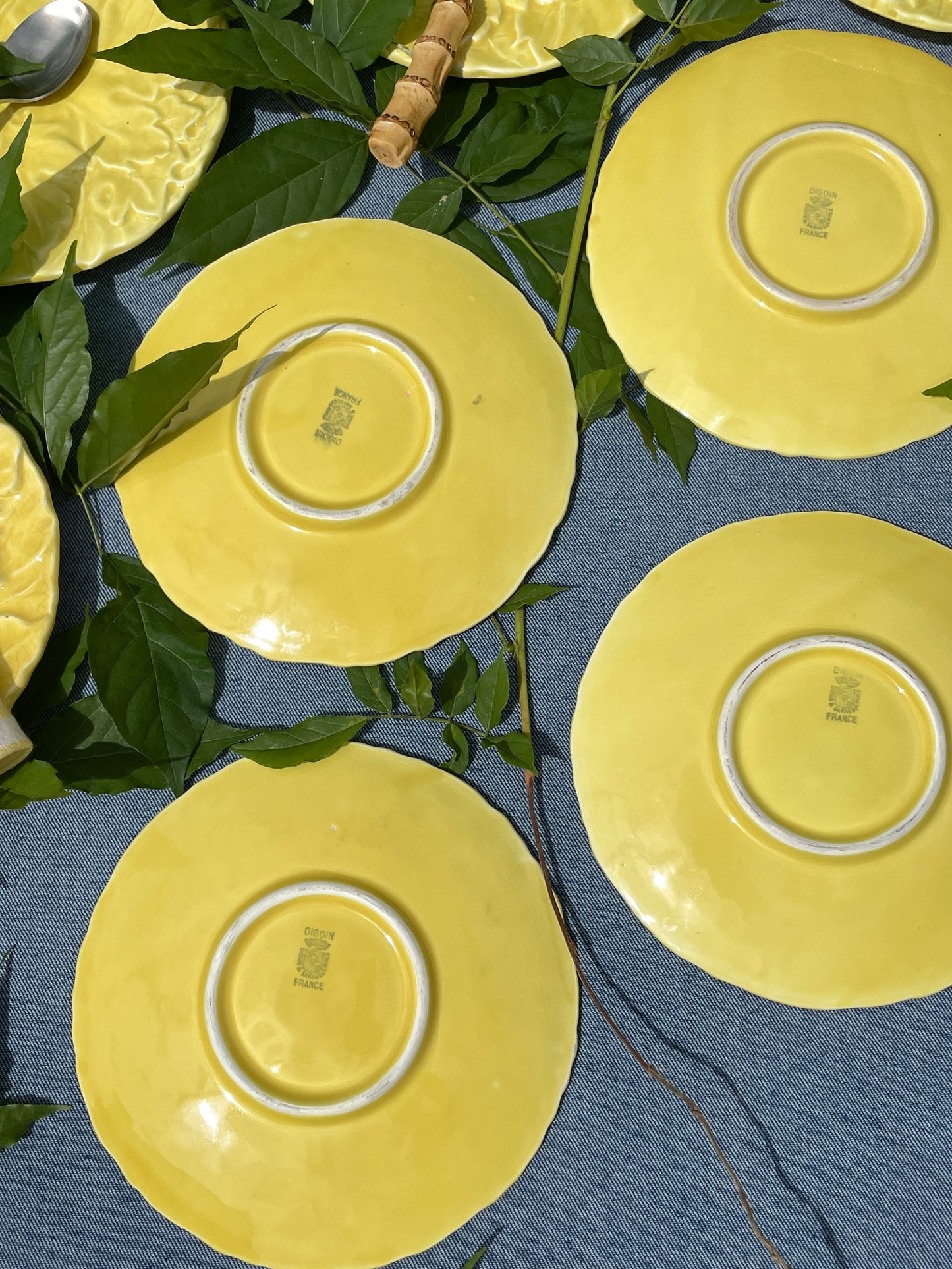 10 assiettes à dessert/entrée Digoin Sarreguemines