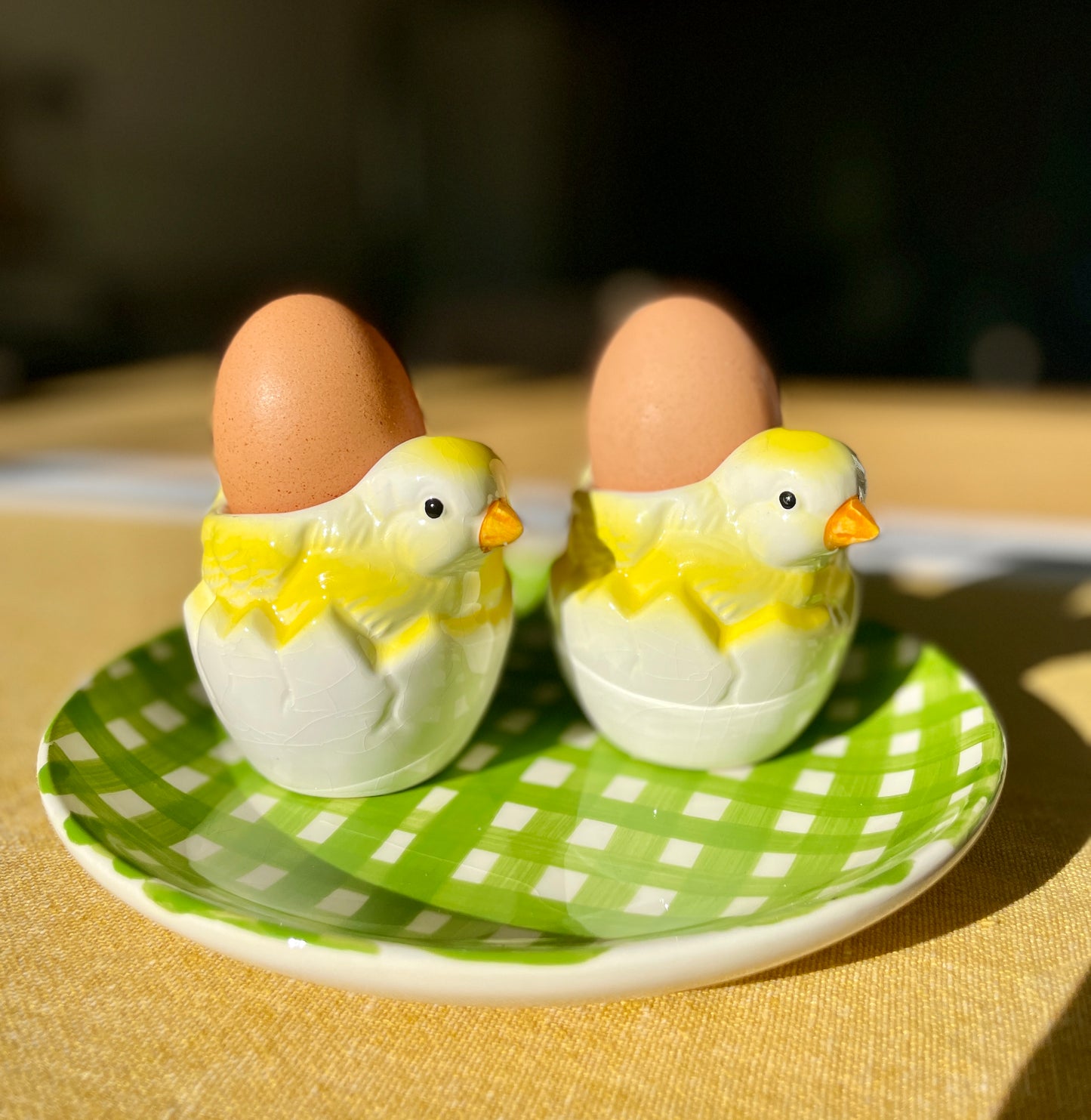 2 coquetiers poussin