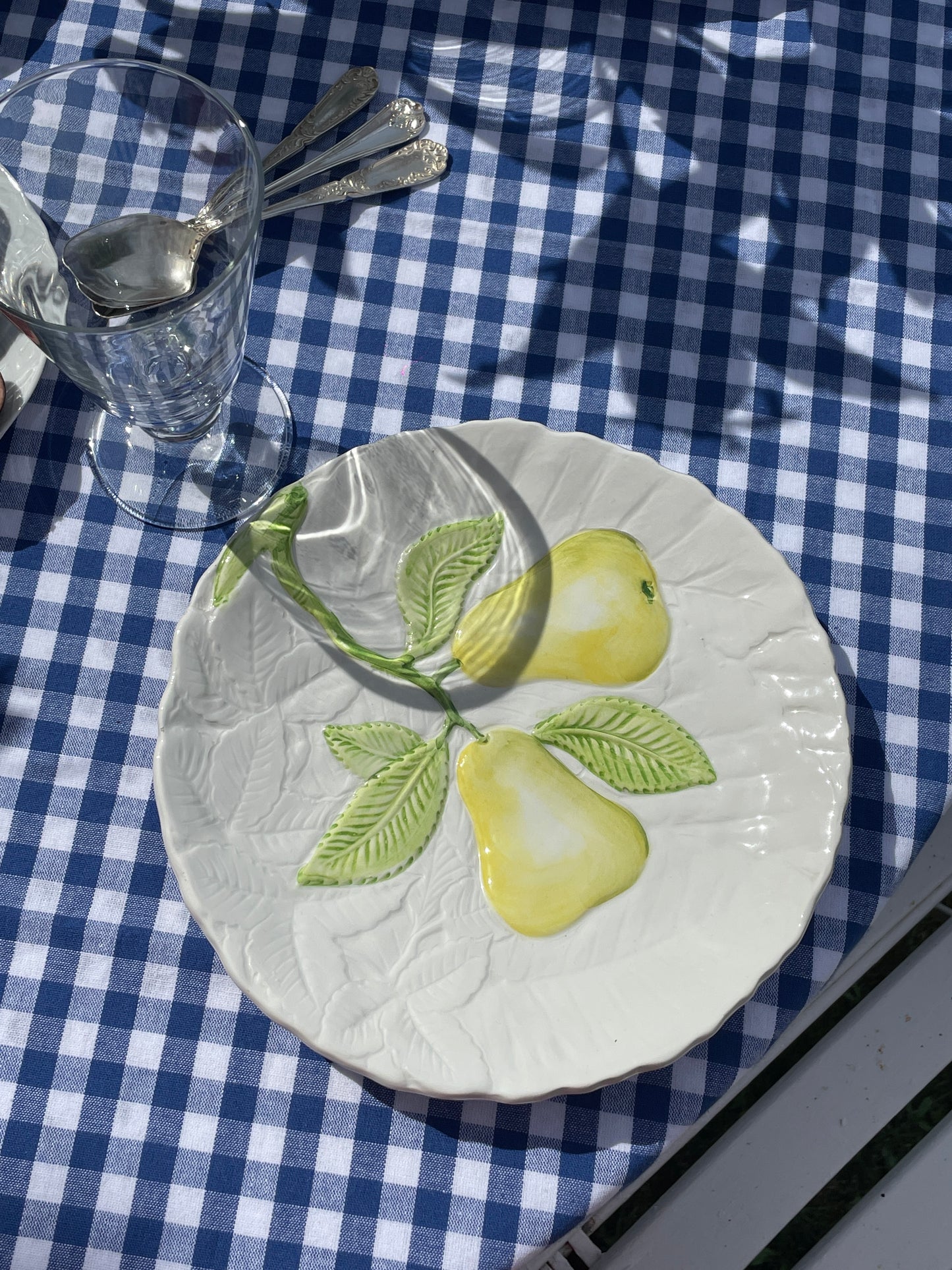 6 assiettes à dessert fruits Chaumette