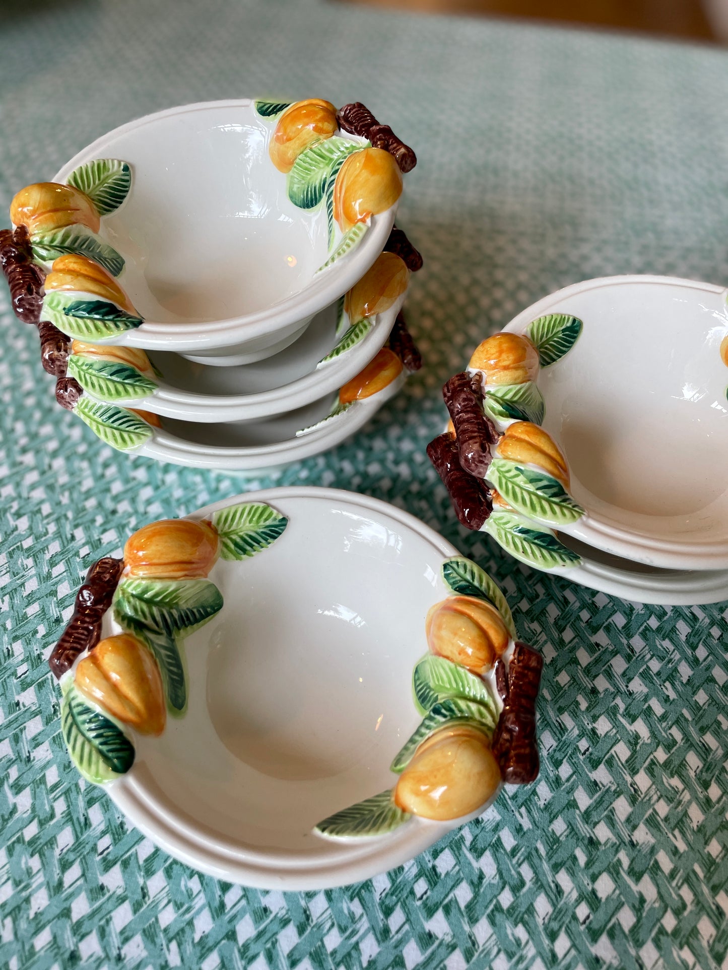 6 coupelles abricots