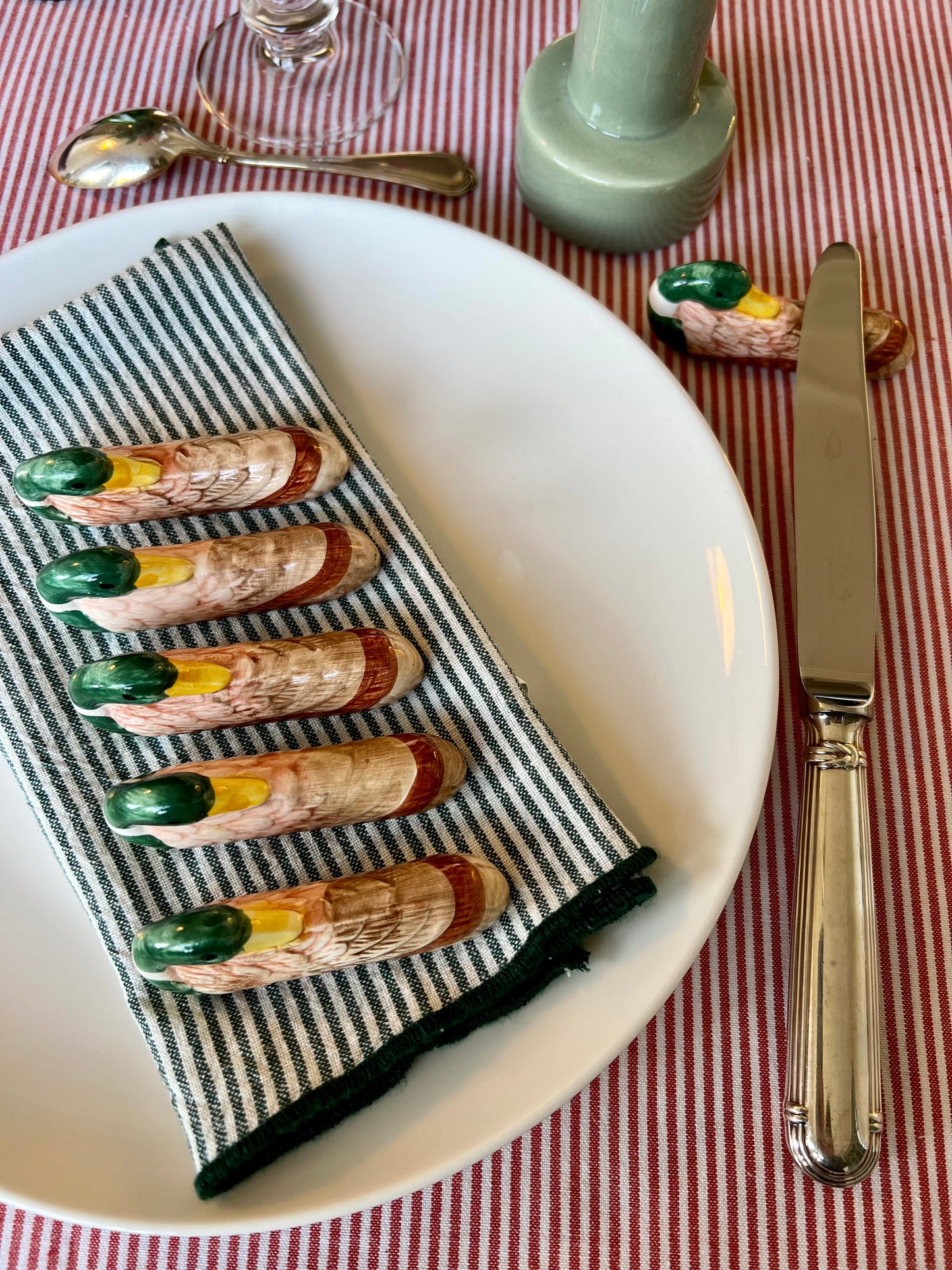 6 Porte-couteaux canard