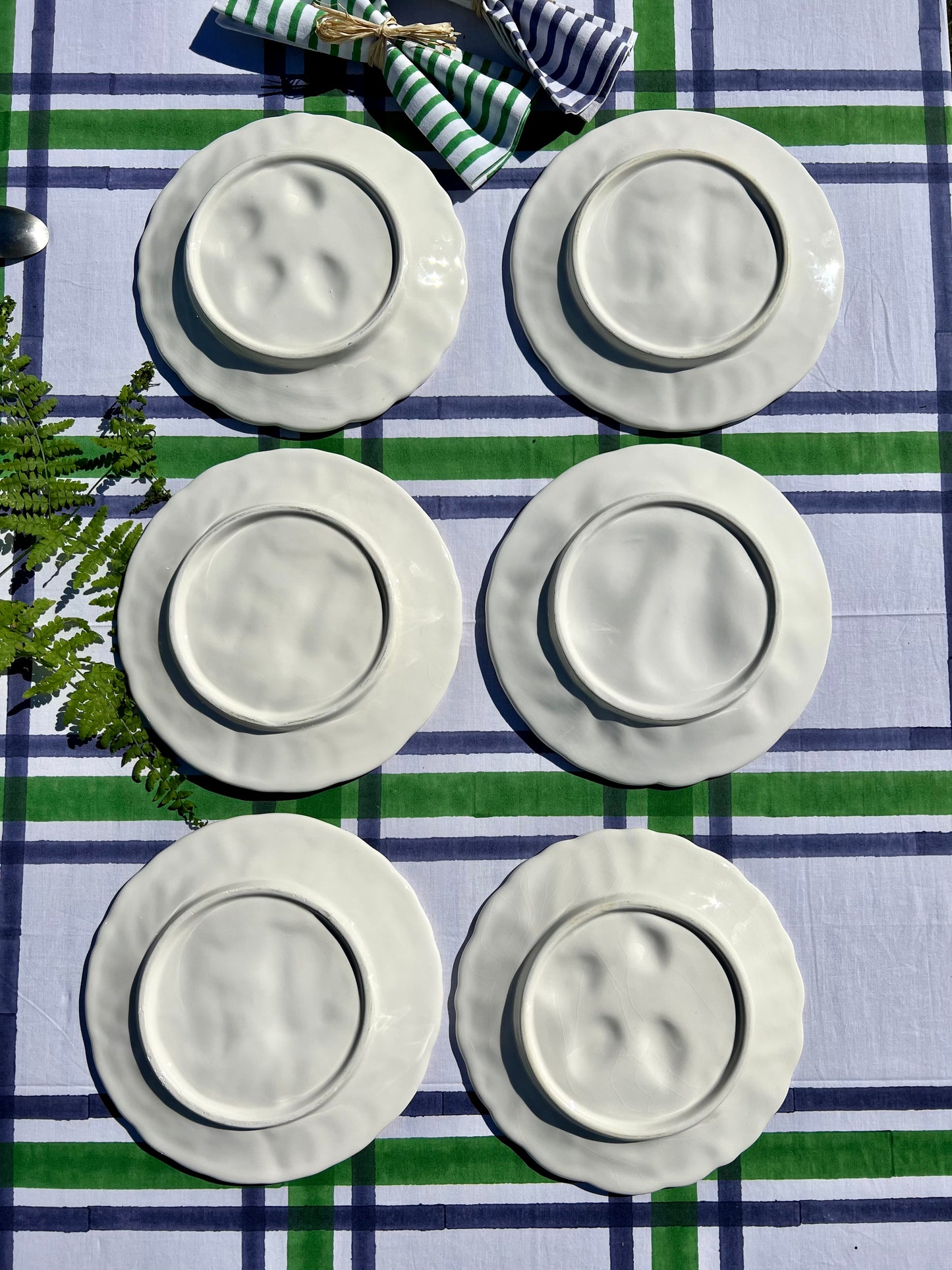 10 assiettes à dessert fruits