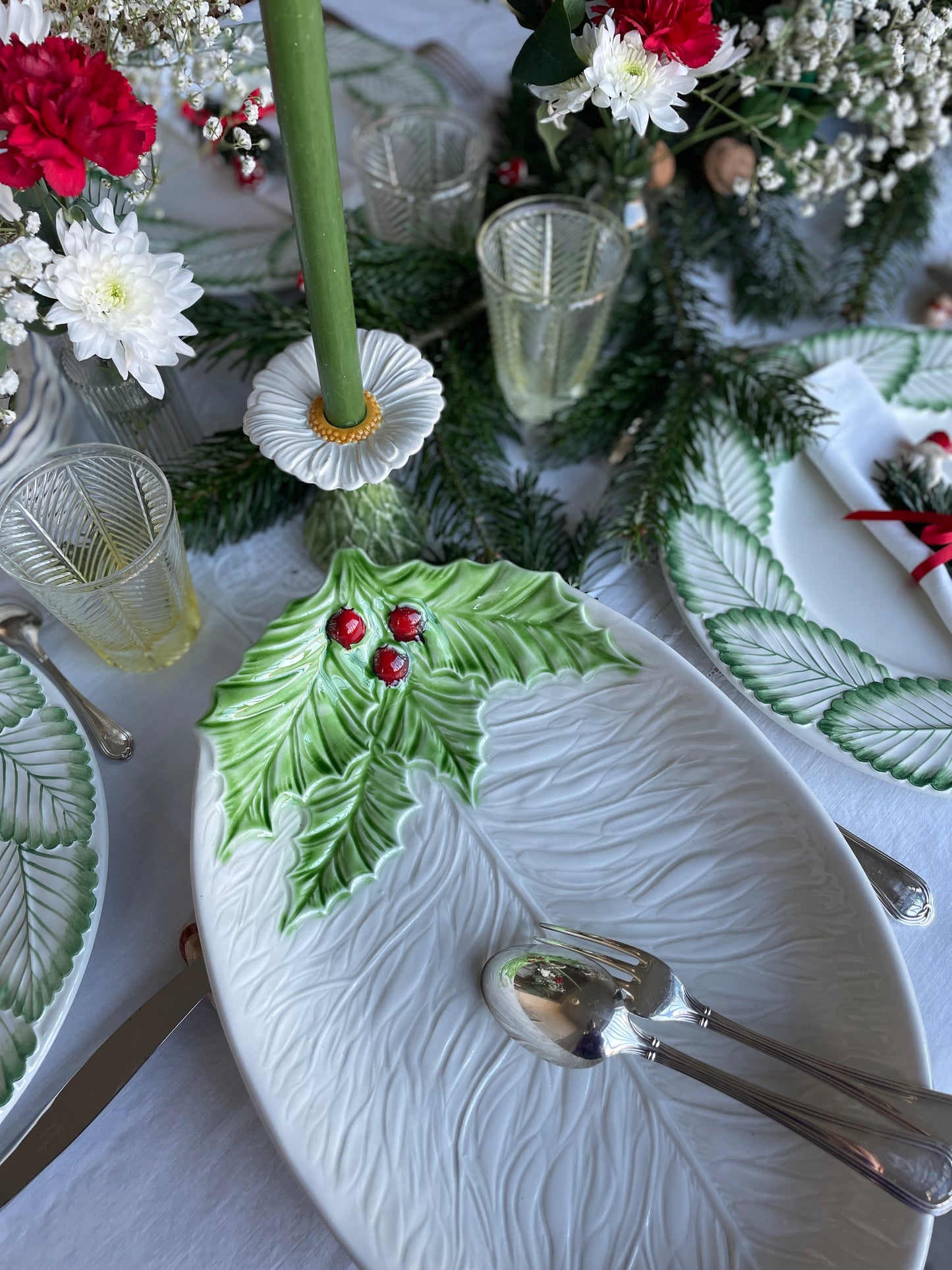 Grand plat houx Made in Italy