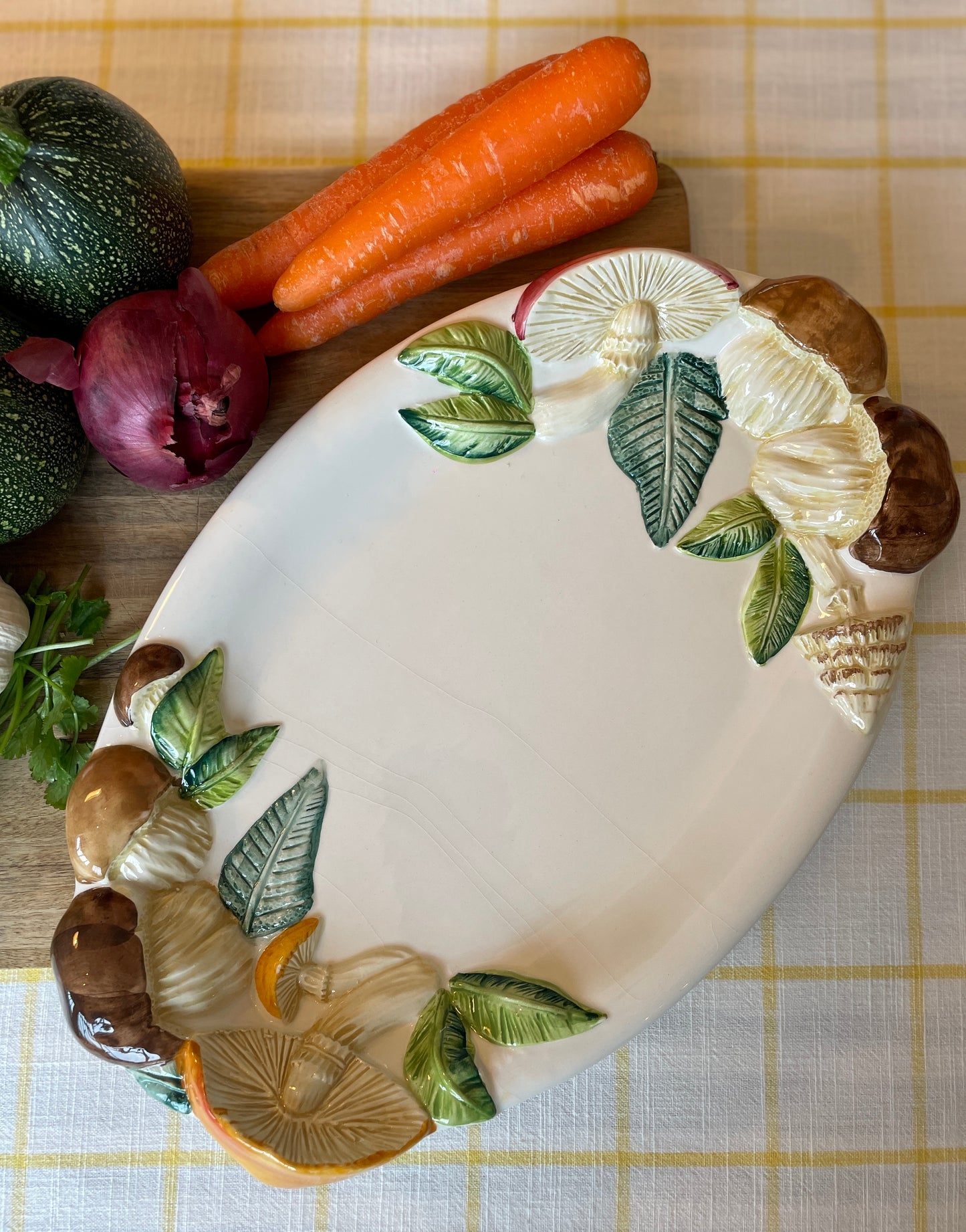 Grand plat champignons