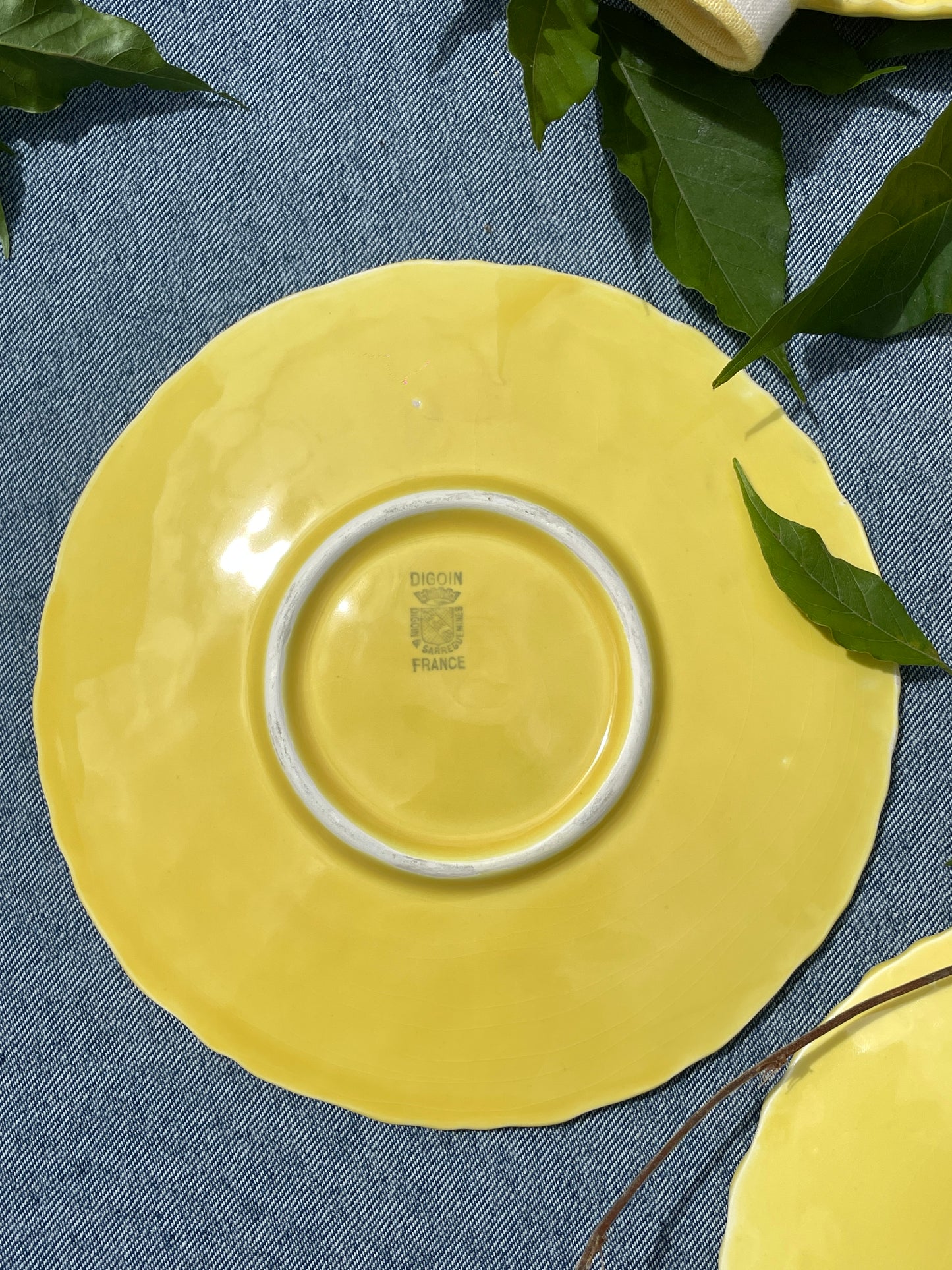 10 assiettes à dessert/entrée Digoin Sarreguemines