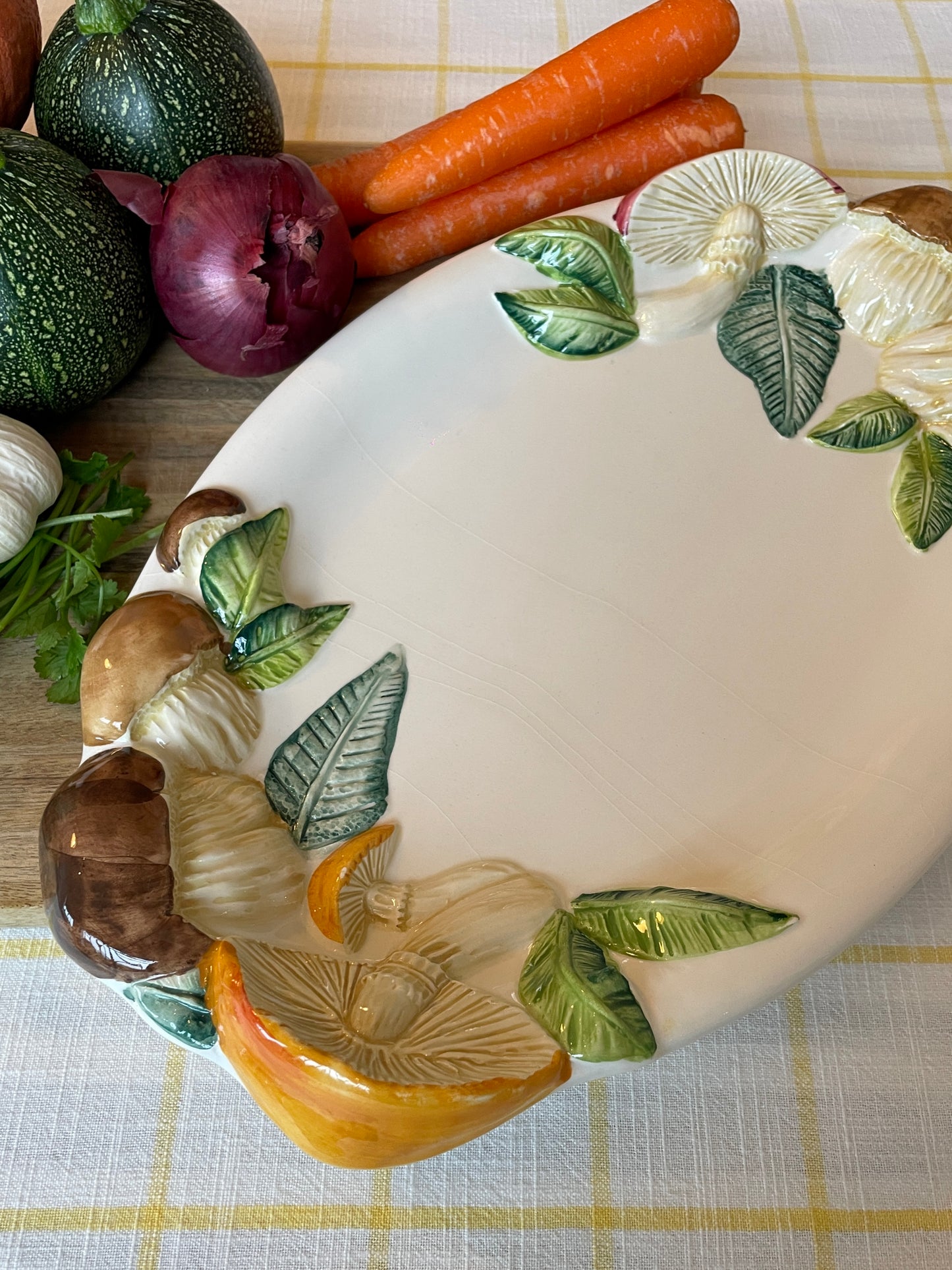 Grand plat champignons