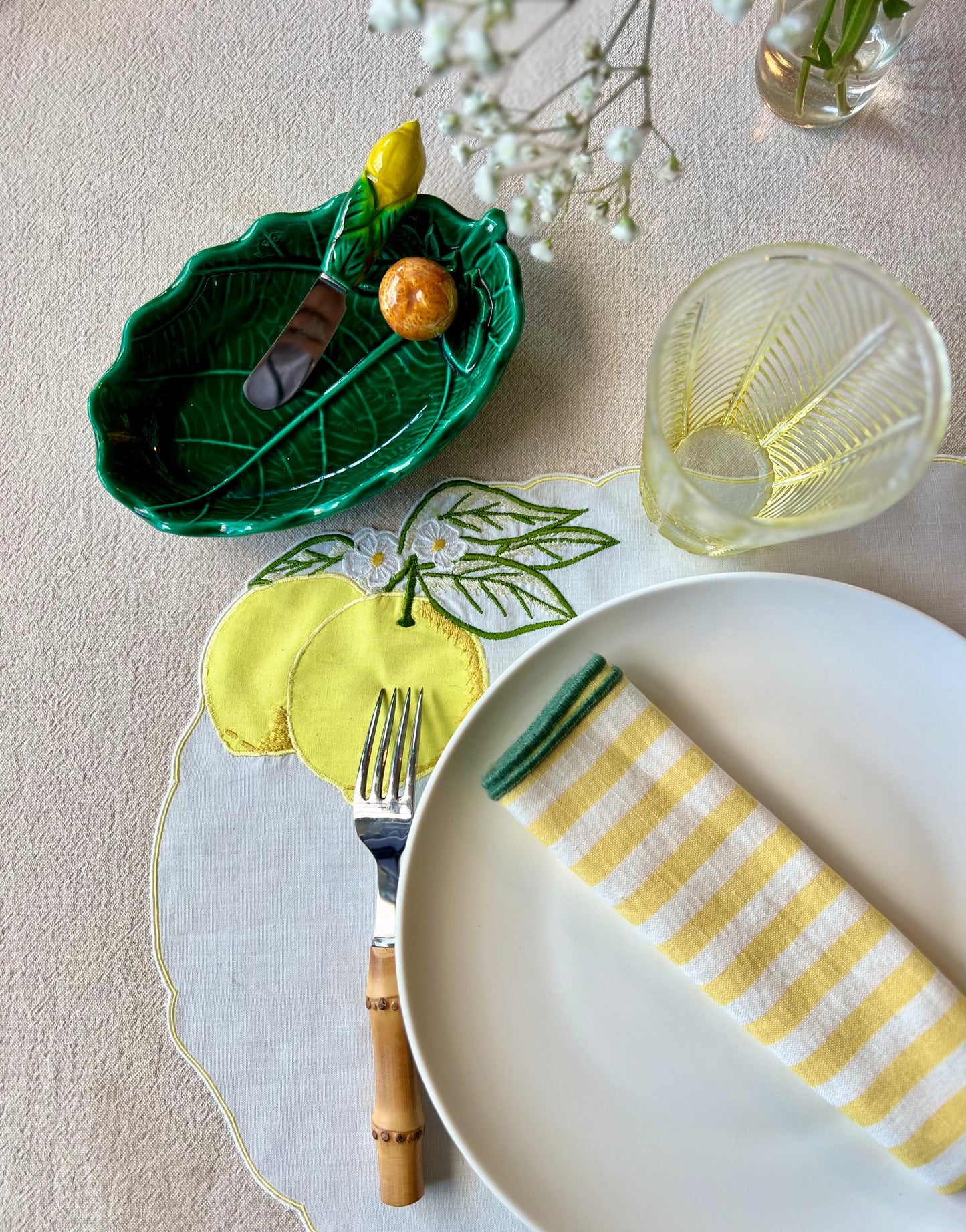 Beurrier feuille orange et citron