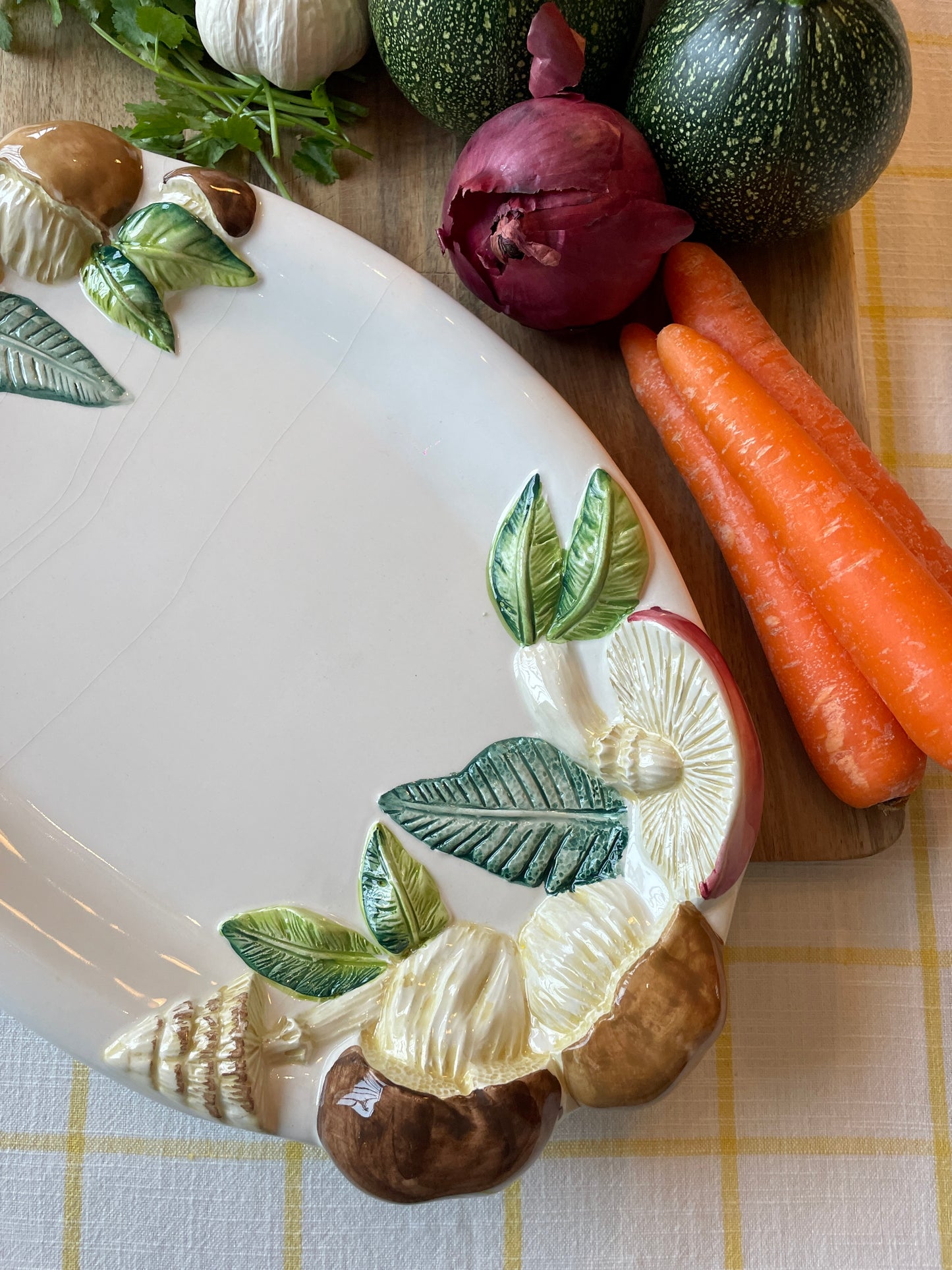 Grand plat champignons