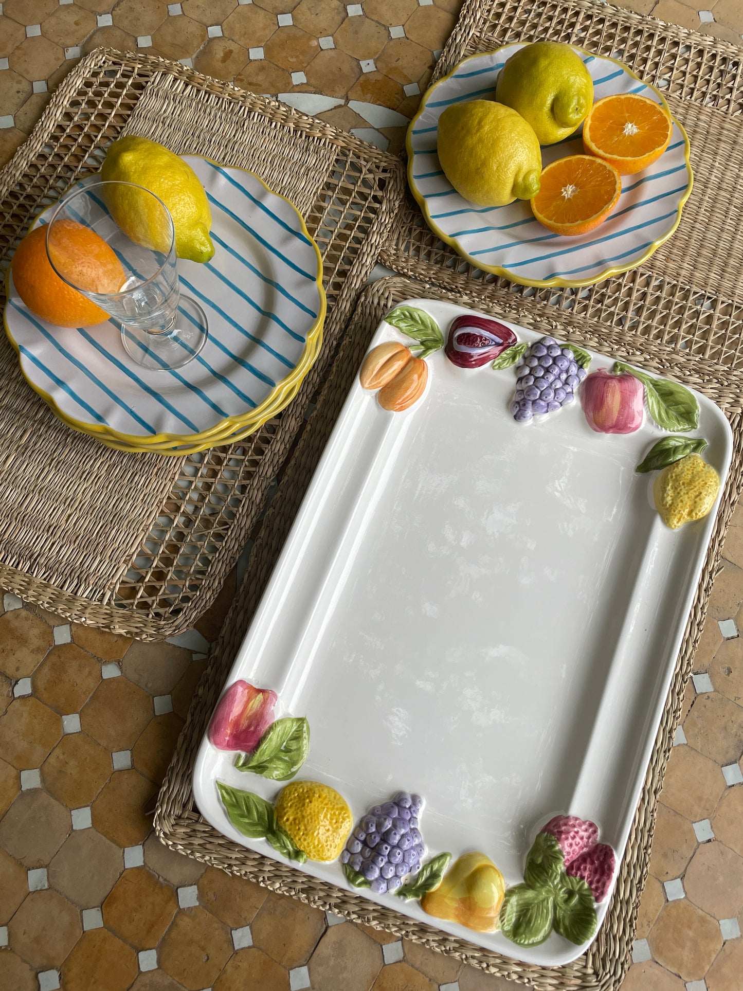 Grand plat fruit