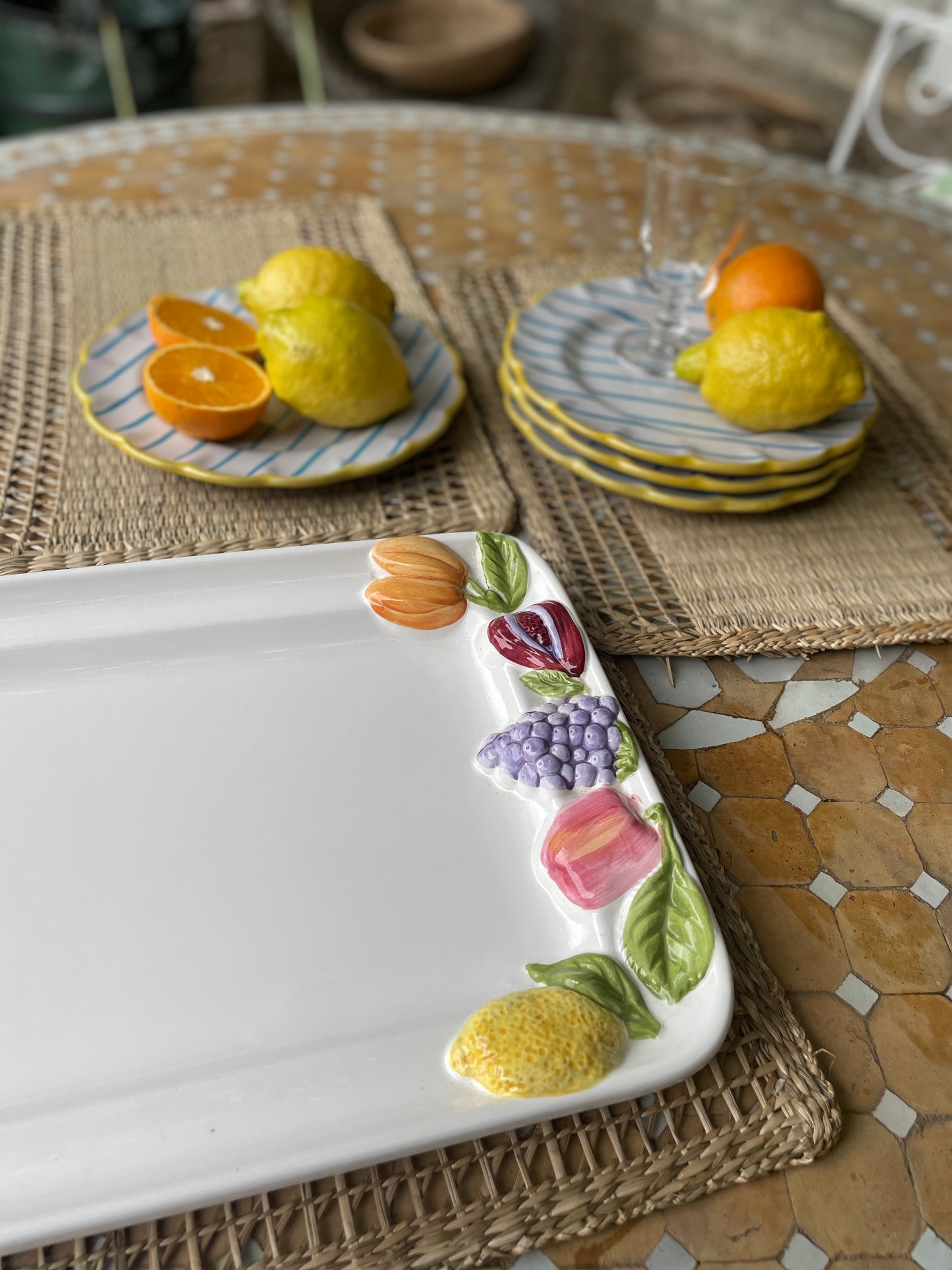 Grand plat fruit