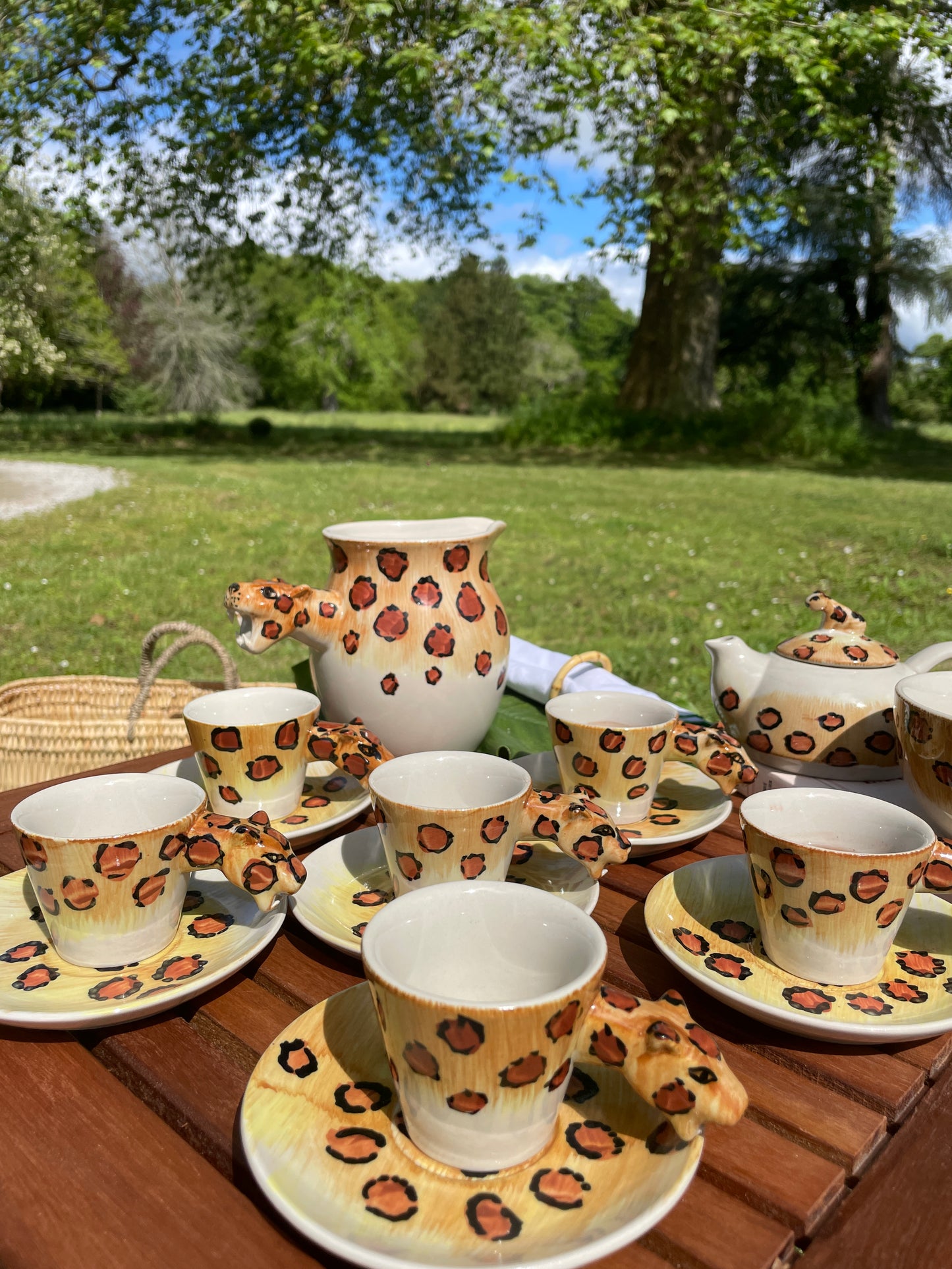 Petit pichet léopard