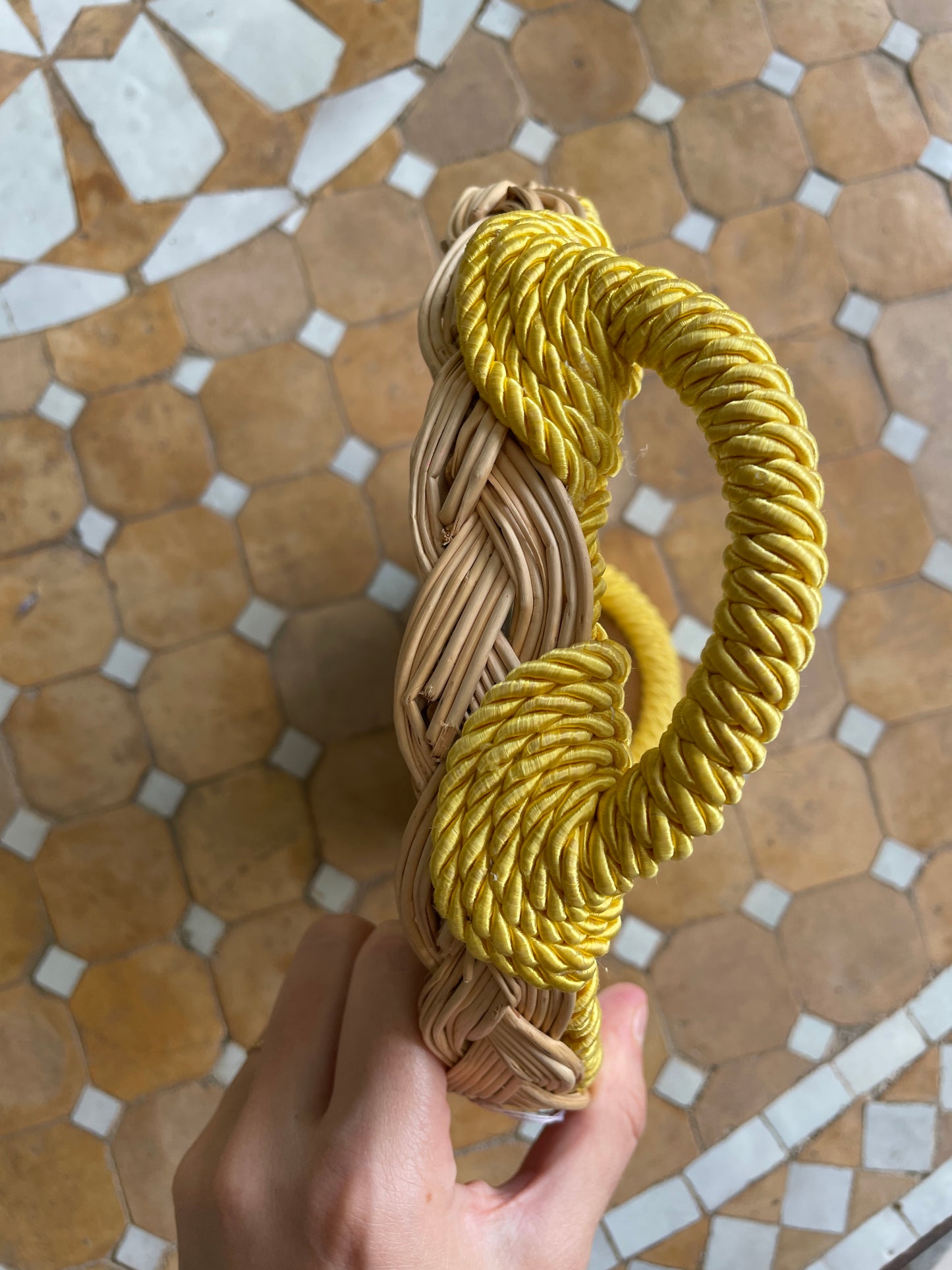 Petit plateau/décoration motif citron