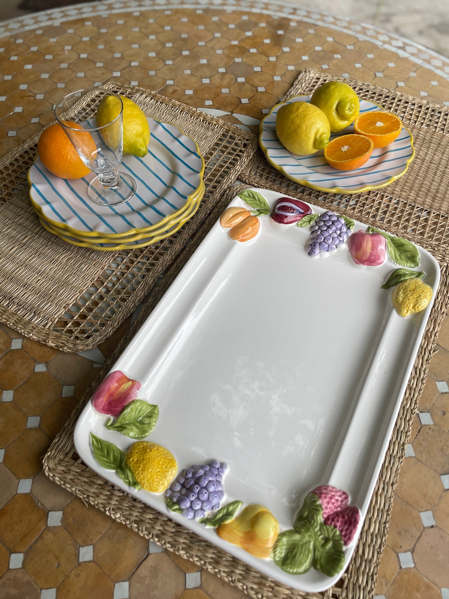 Grand plat fruit