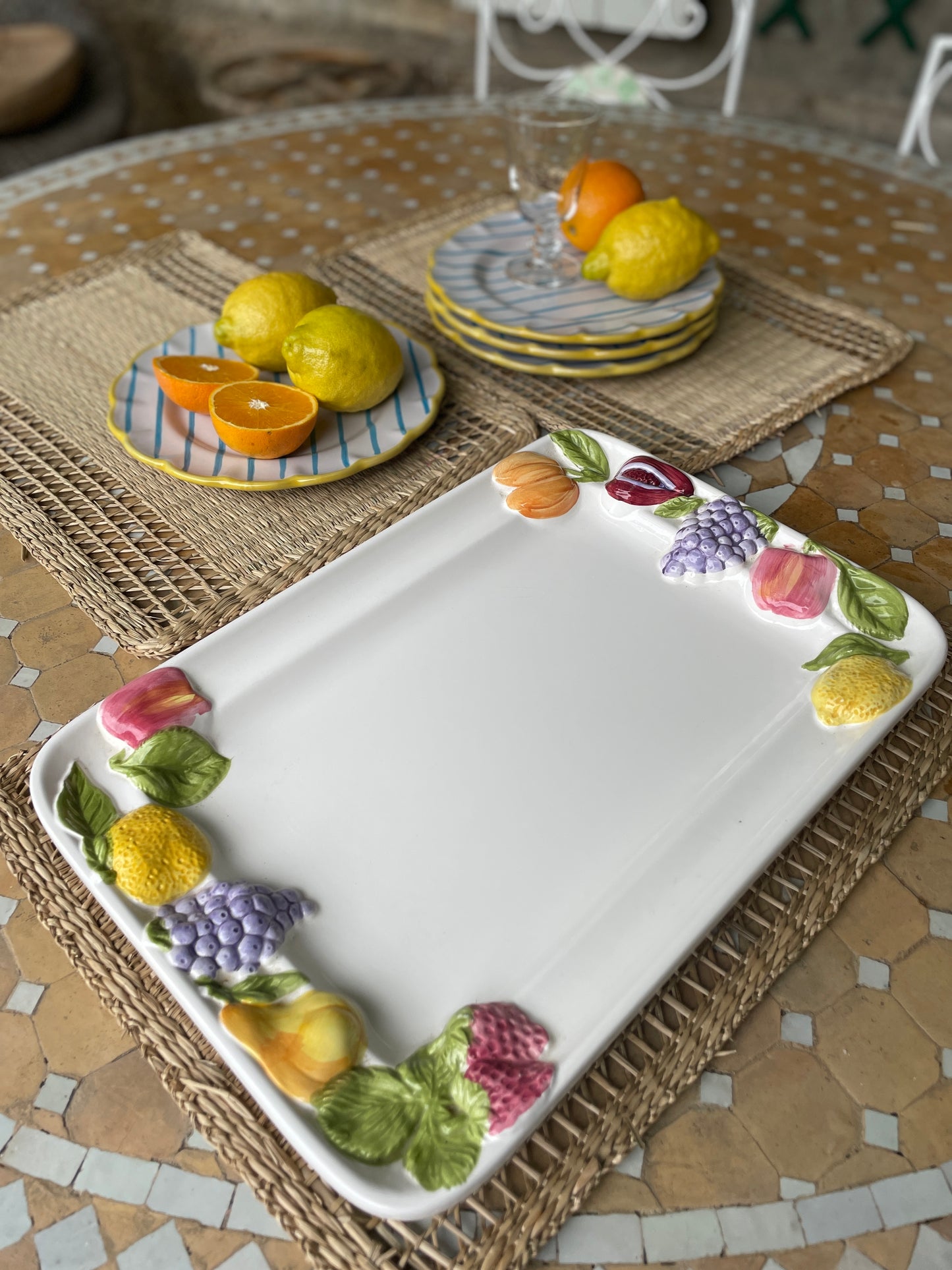 Grand plat fruit