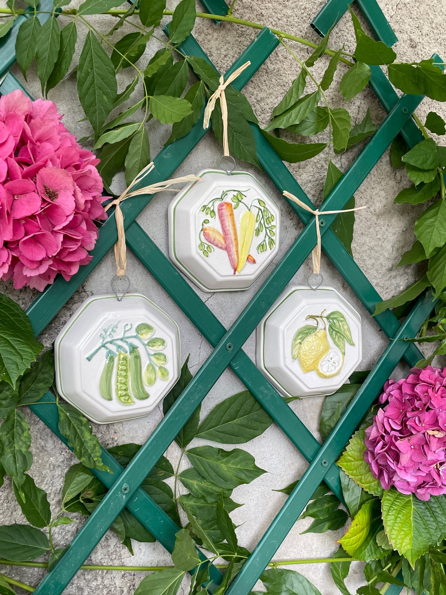 3 petites décorations murales Made in Italy