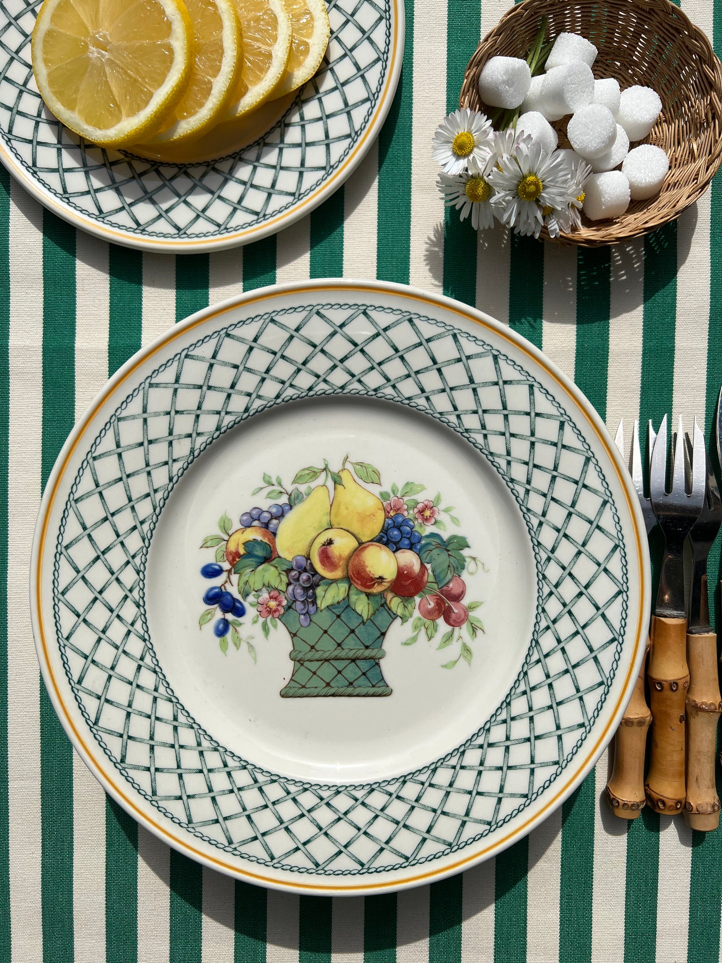 6 assiettes à dessert "Basket" Villeroy&Boch