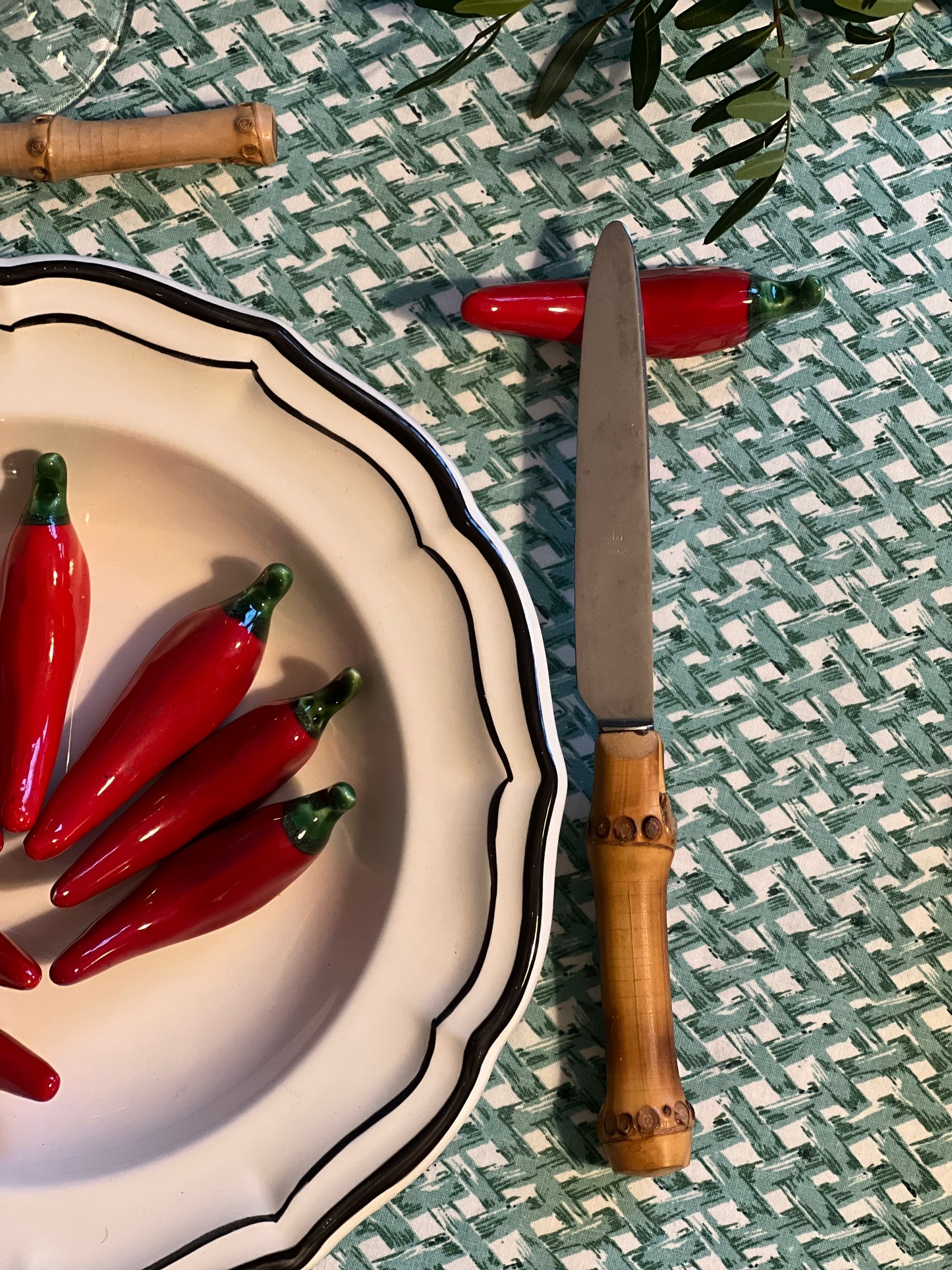 12 porte-couteaux piments