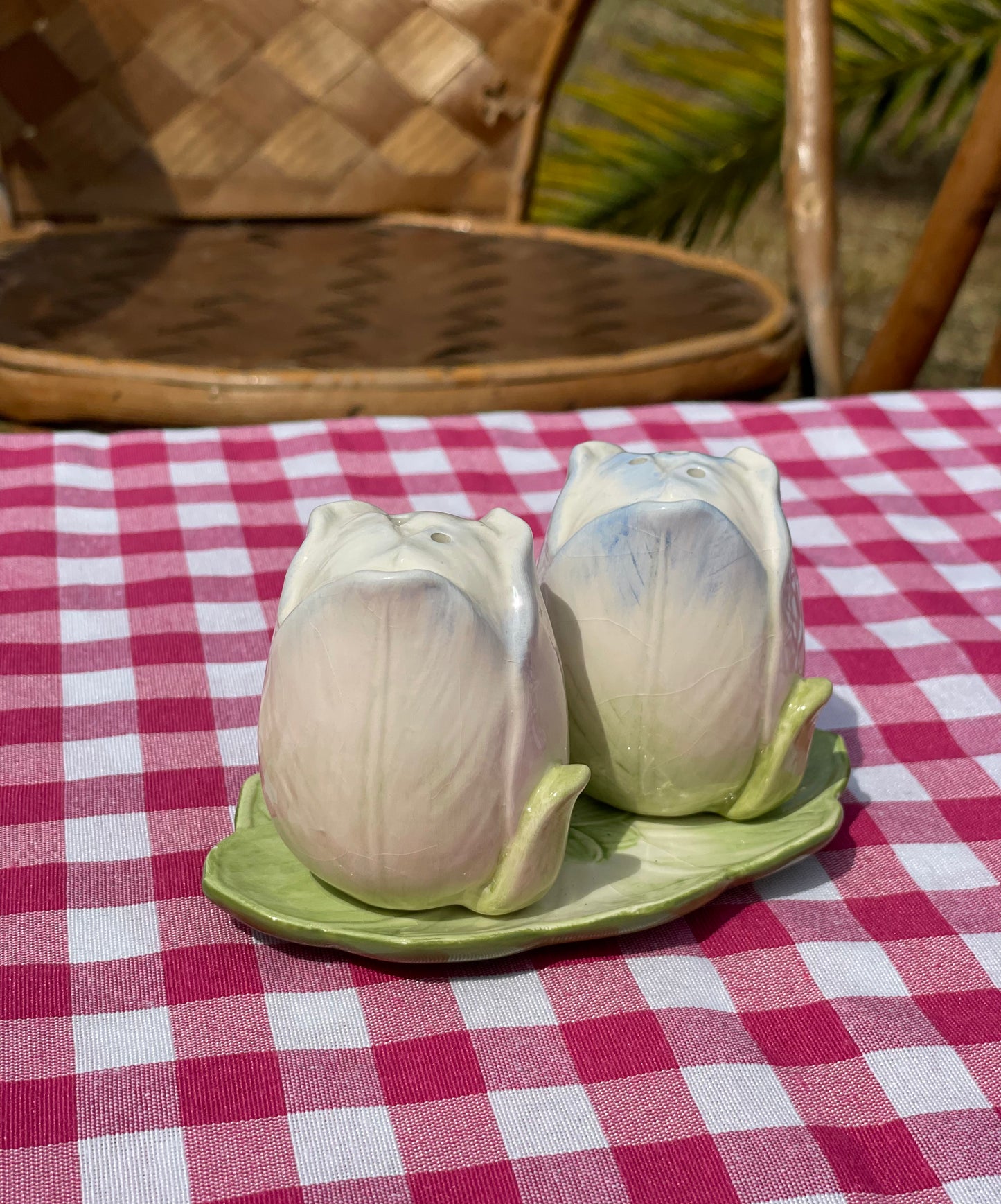 Salière/poivrière tulipe