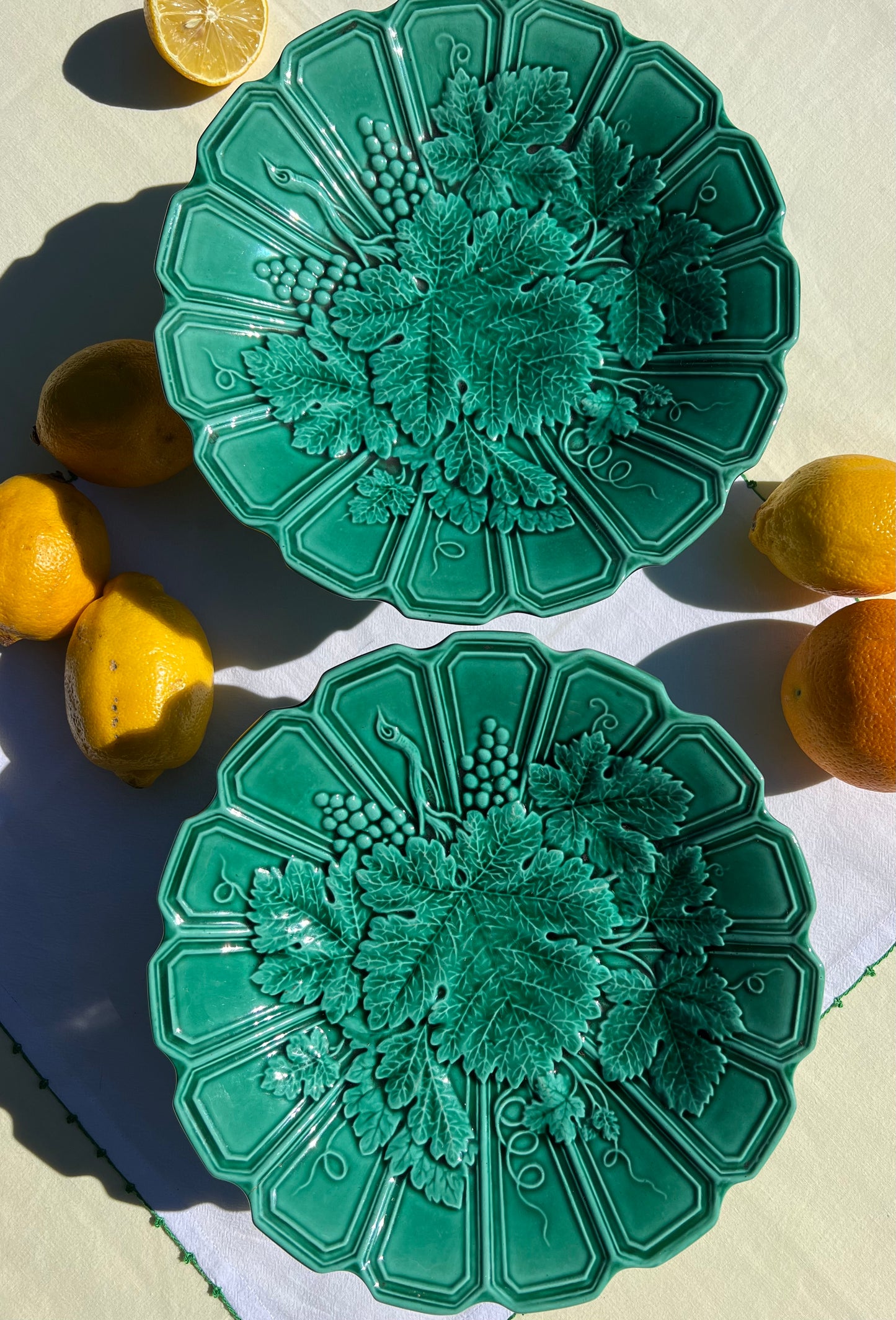 2 coupes feuilles de vigne