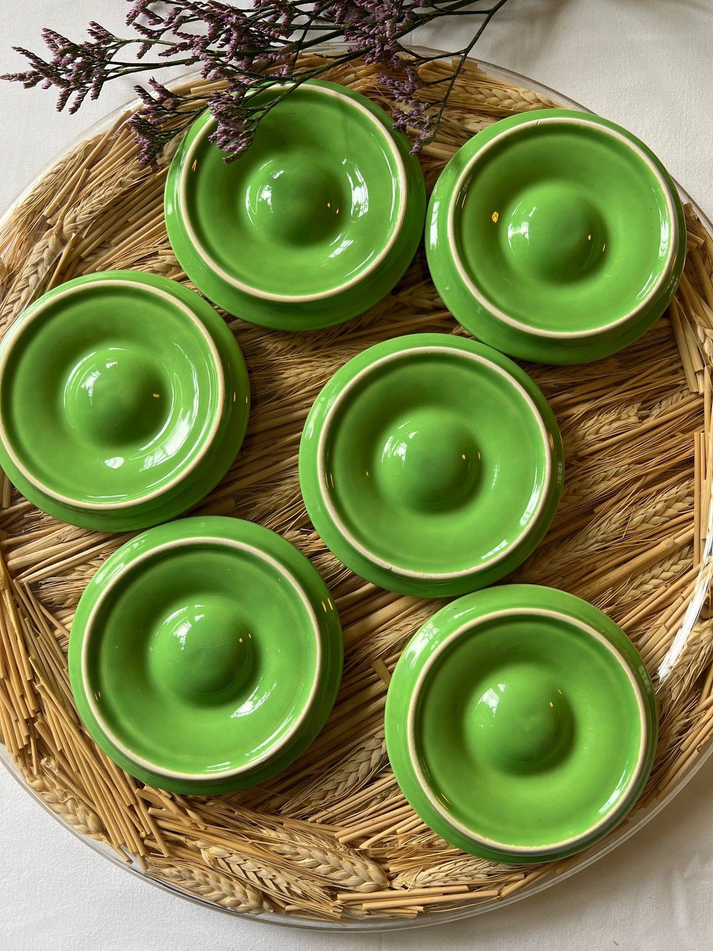 6 coquetiers verts
