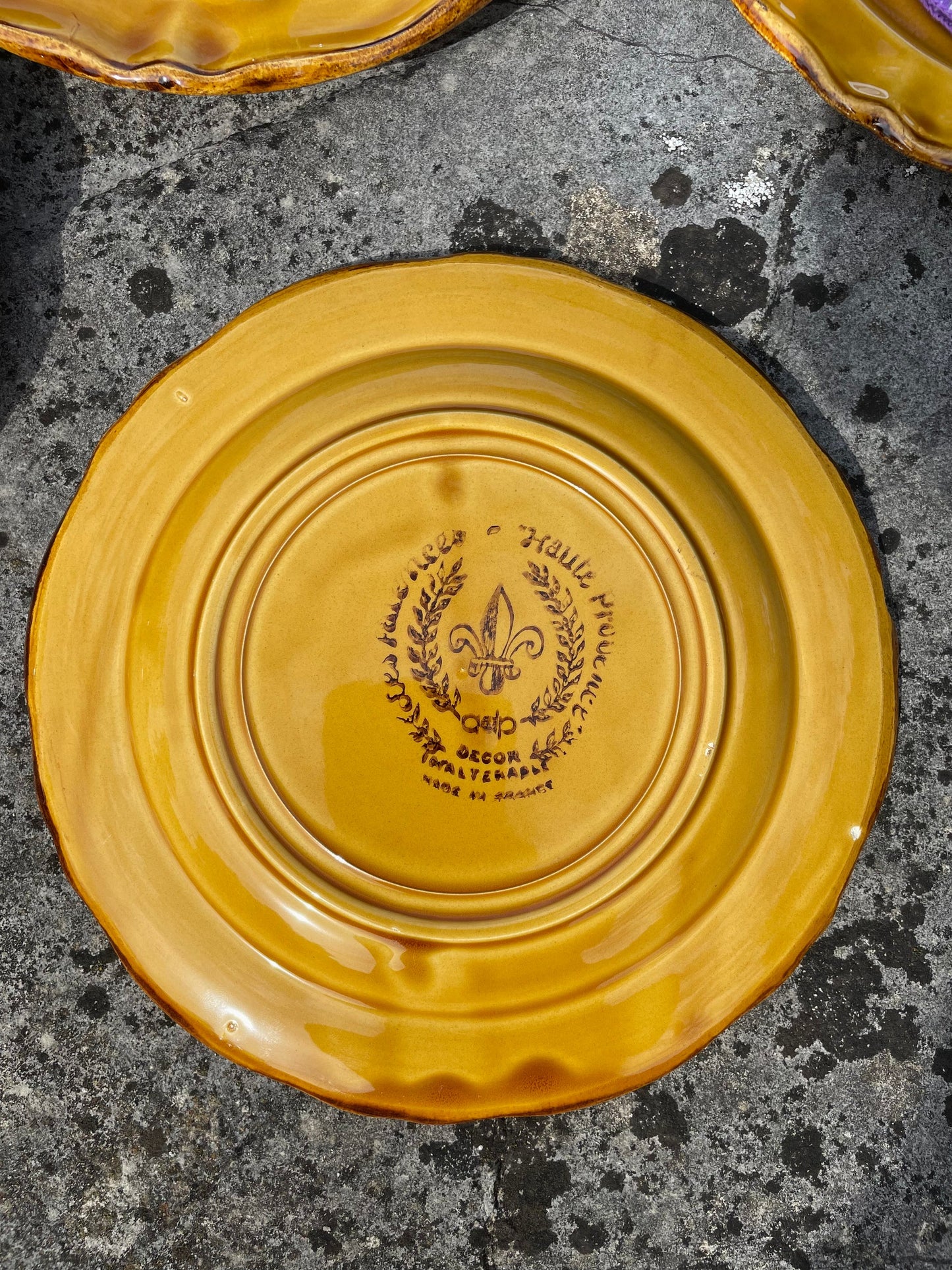 6 assiettes plates provençales