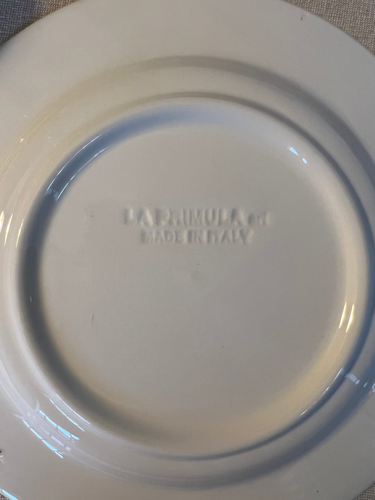 12 assiettes dessert Leopard Made in Italy
