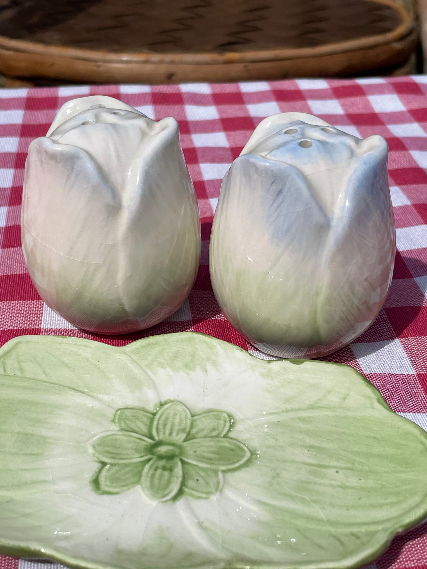 Salière/poivrière tulipe