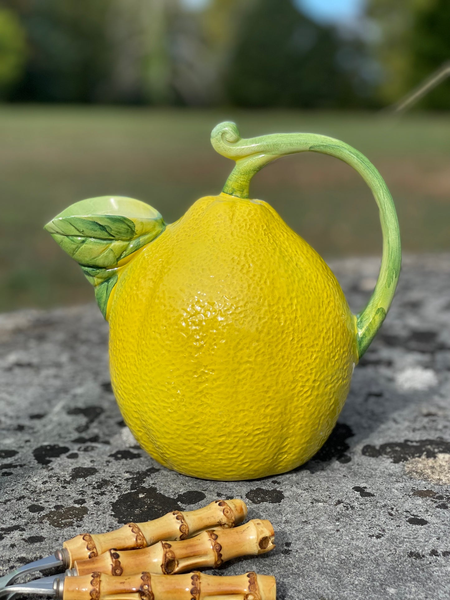 Pichet citron et feuilles Made in Italy
