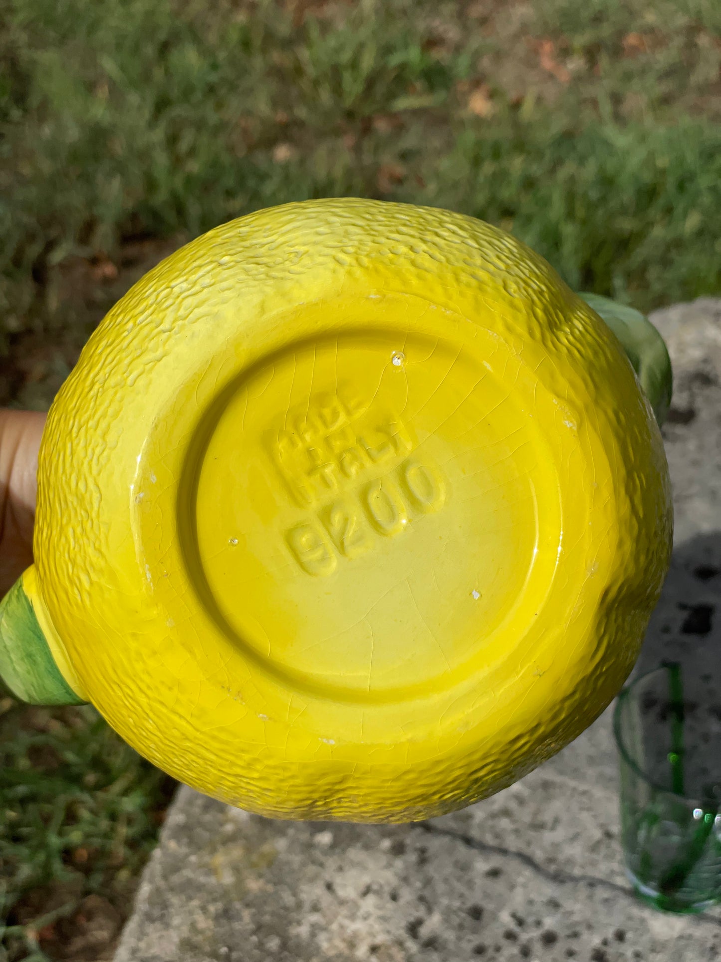 Pichet citron et feuilles Made in Italy