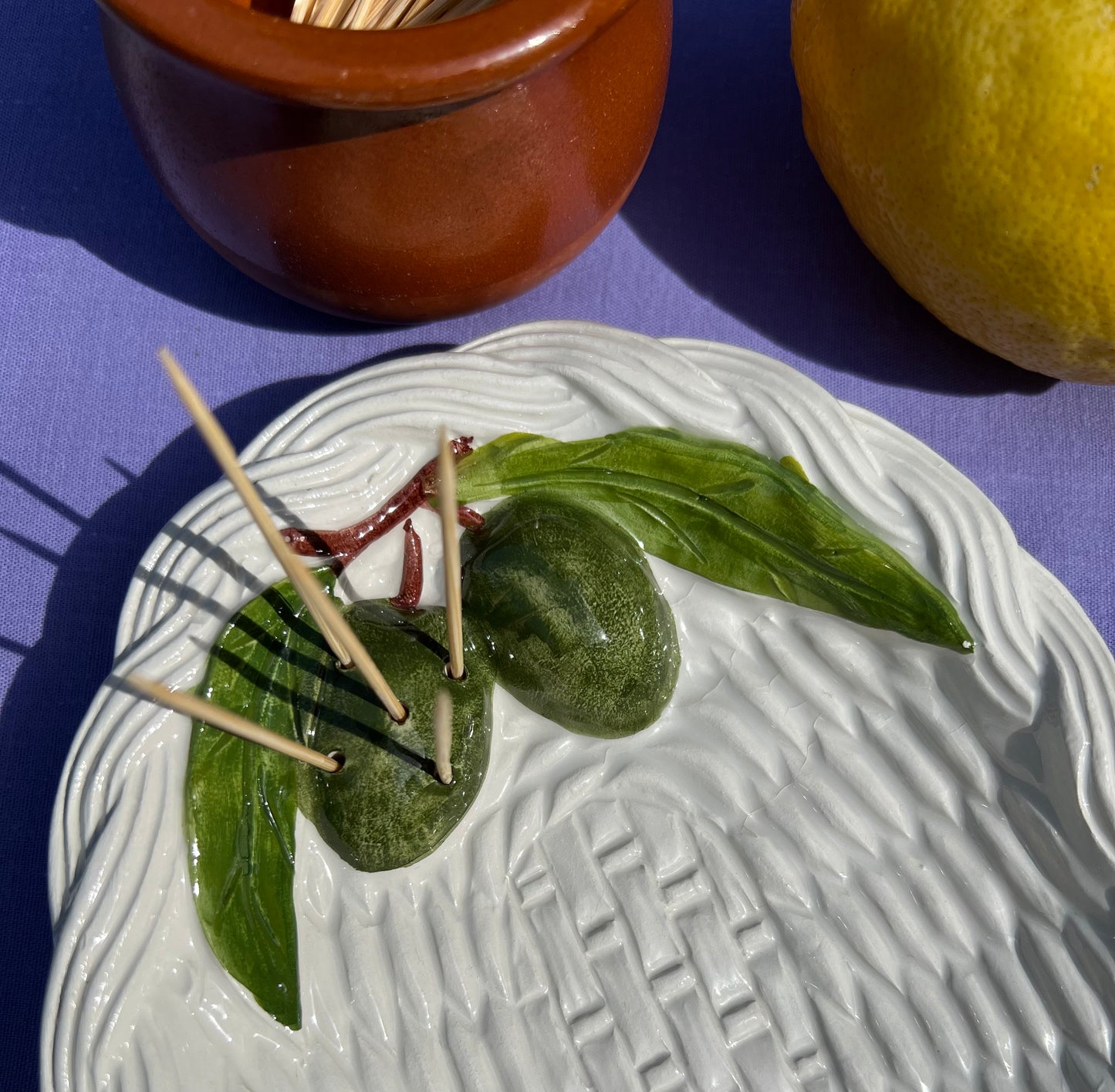 Plat apéritif olives Made in Italy