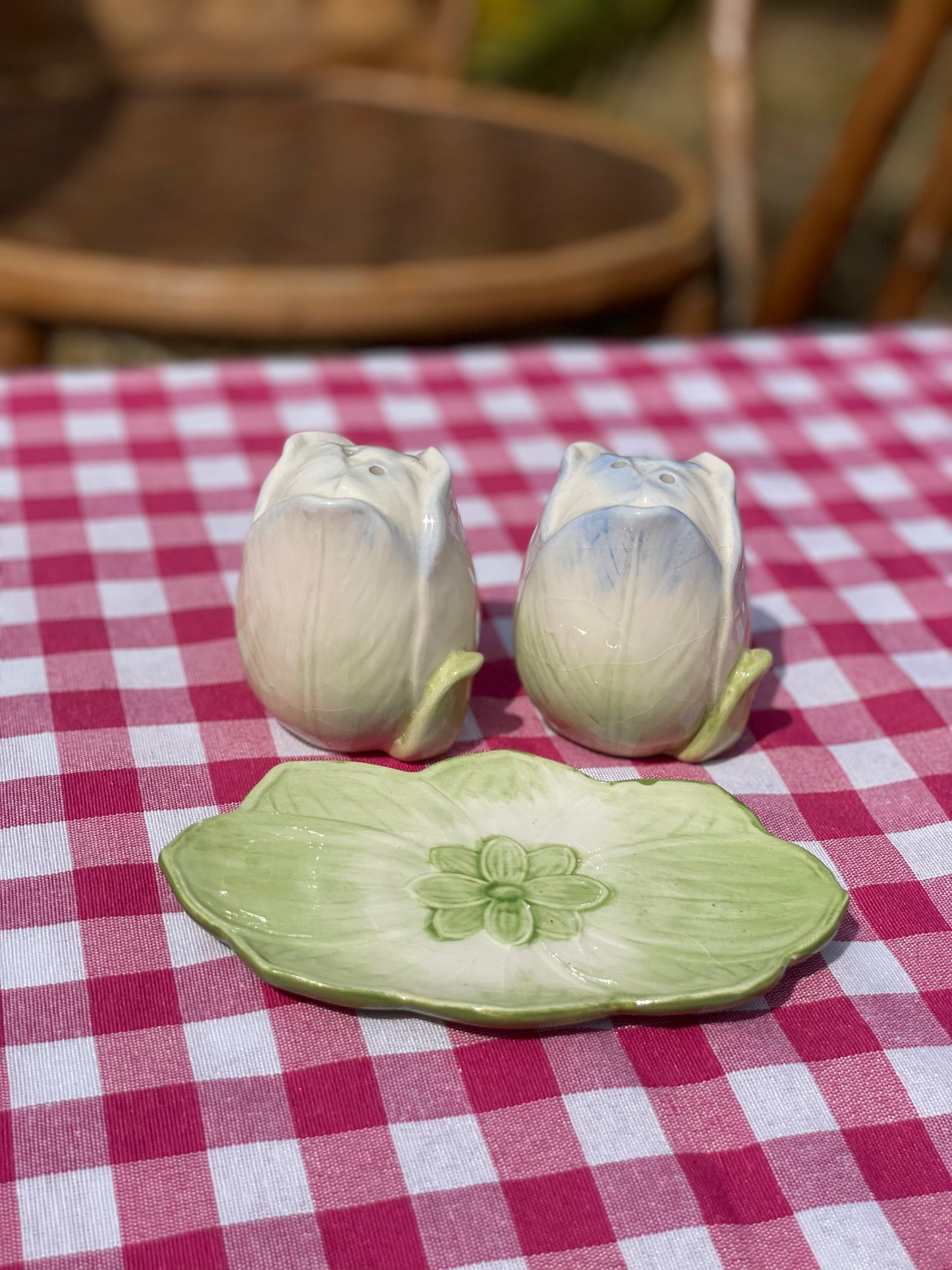 Salière/poivrière tulipe