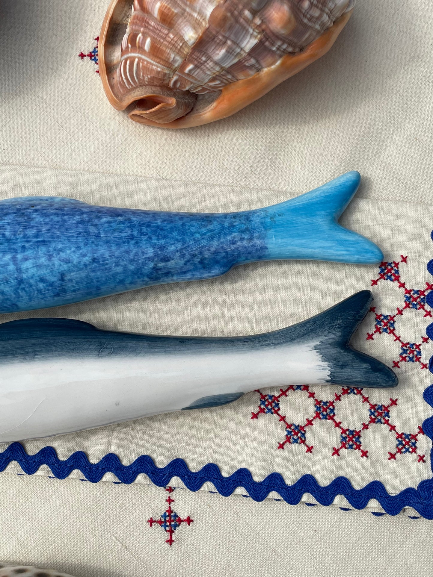 Sardine blanche céramique Ibiza