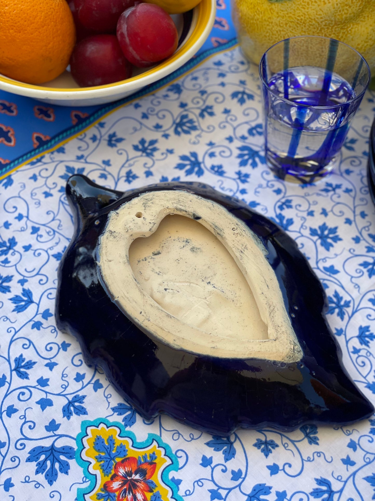 Petit plat en forme de feuille