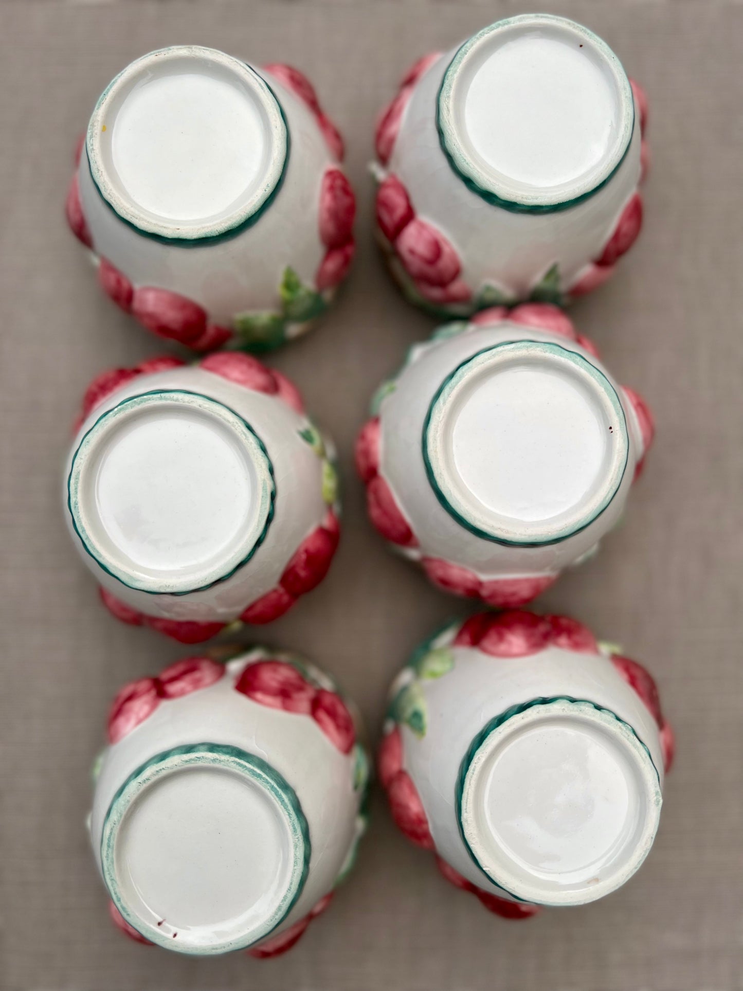 6 coupelles cerises