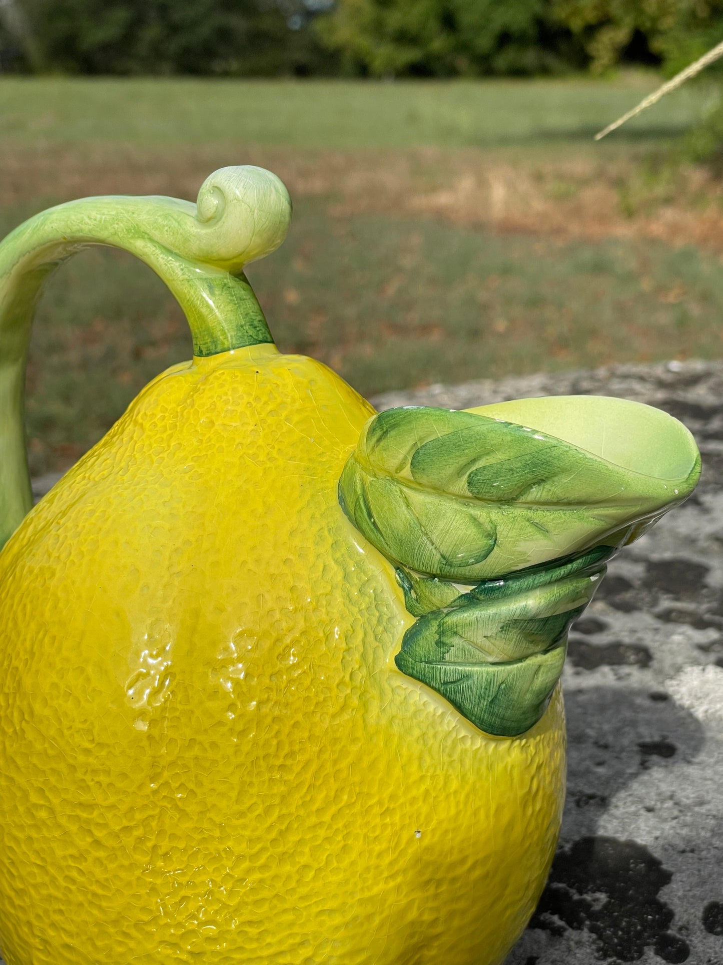 Pichet citron et feuilles Made in Italy