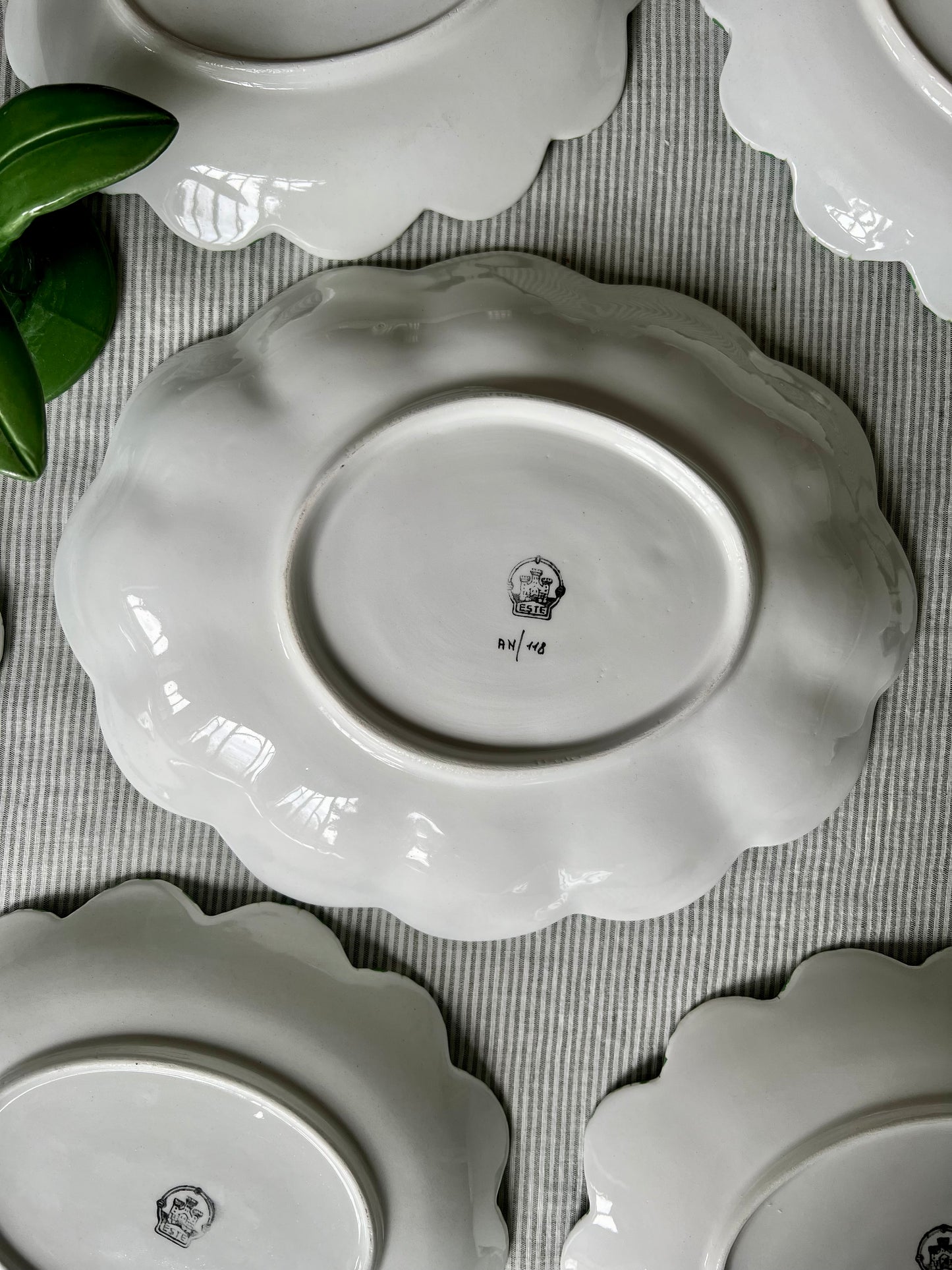1 ensemble saladier et 6 coupelles Fruits Made in Italy