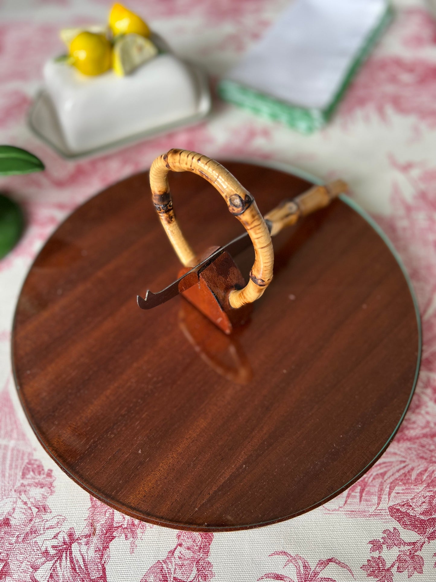 Plateau fromage anse bambou