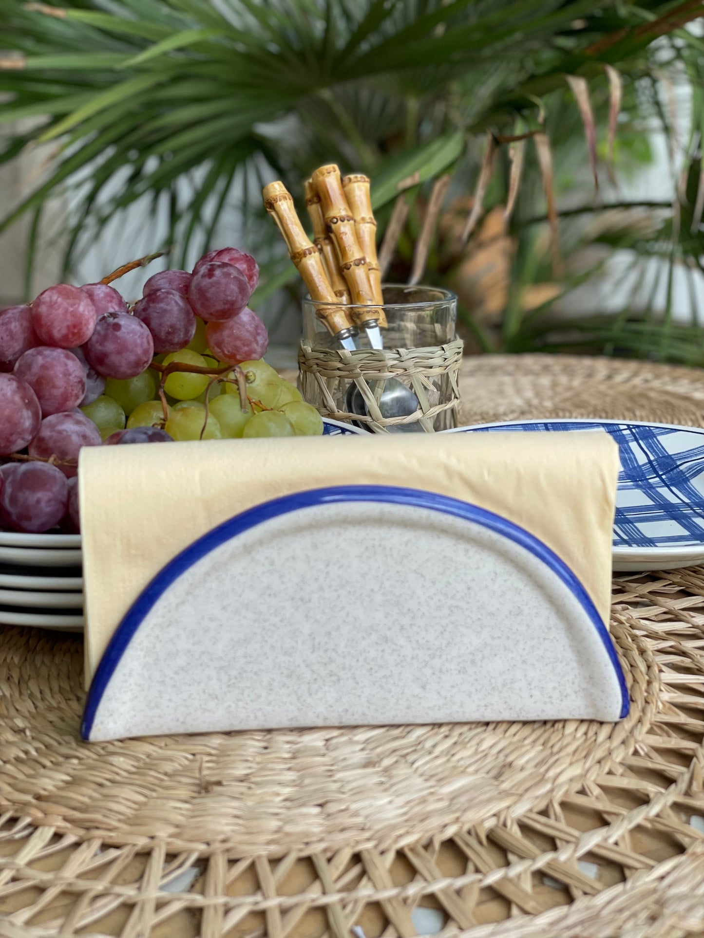 Porte serviettes raisins