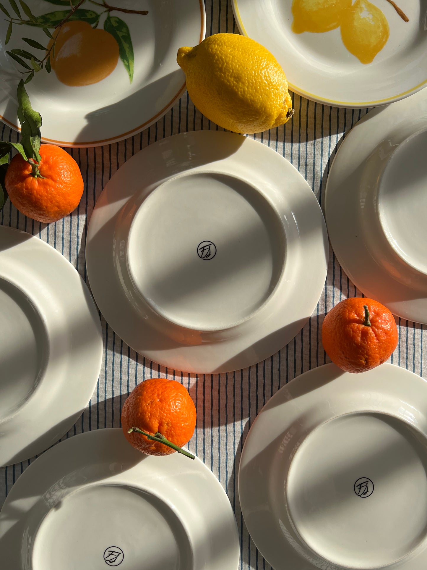 8 assiettes dessert fruits