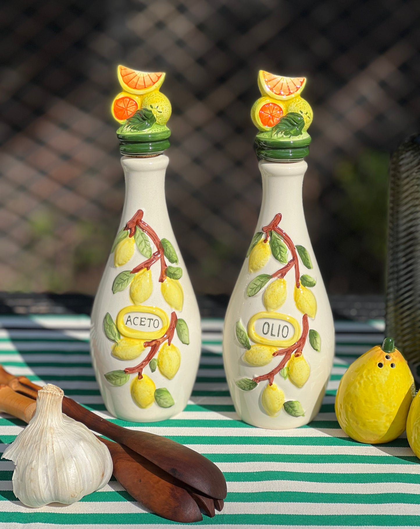 Huilier/vinaigrier citron Italy