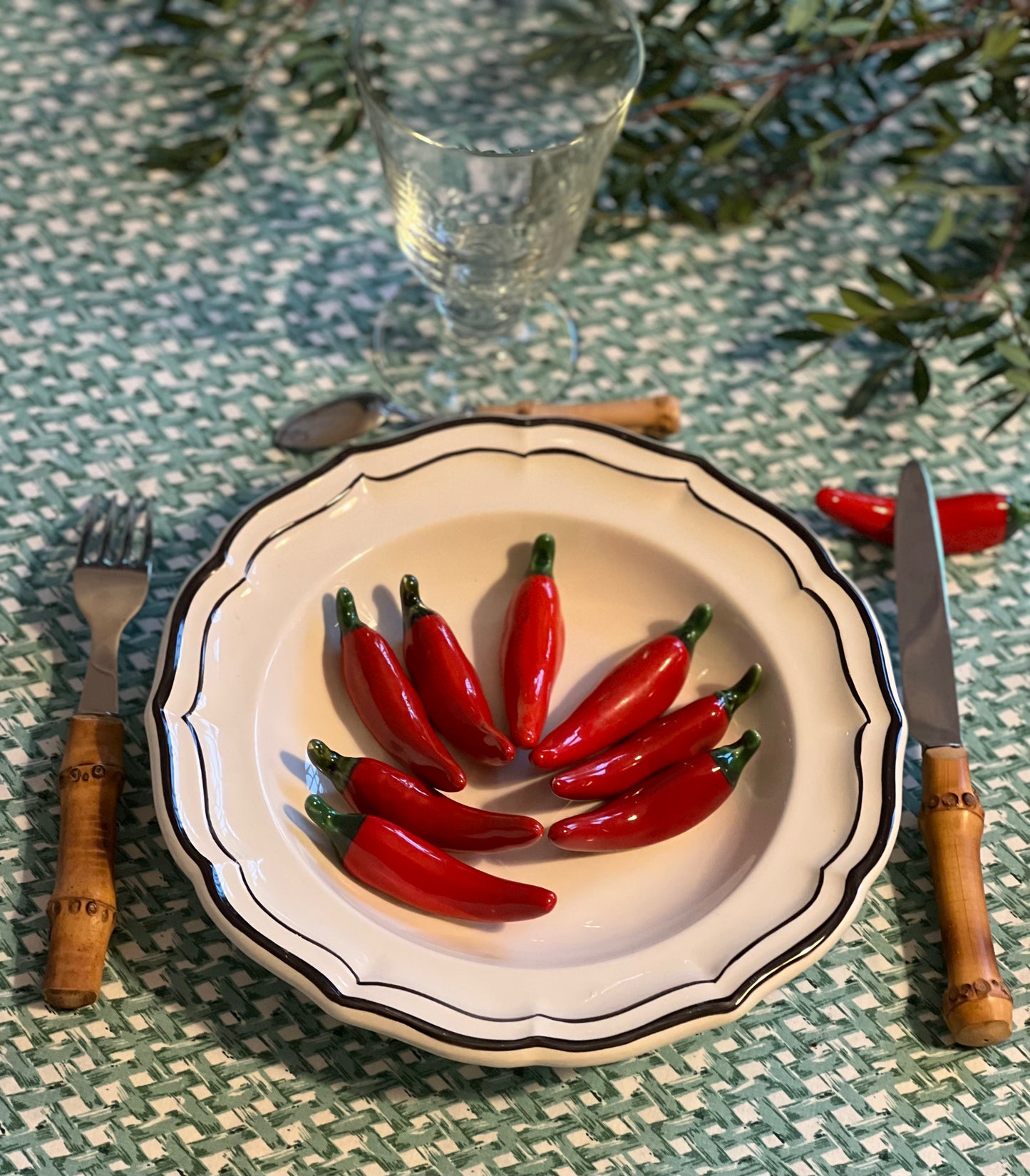 12 porte-couteaux piments