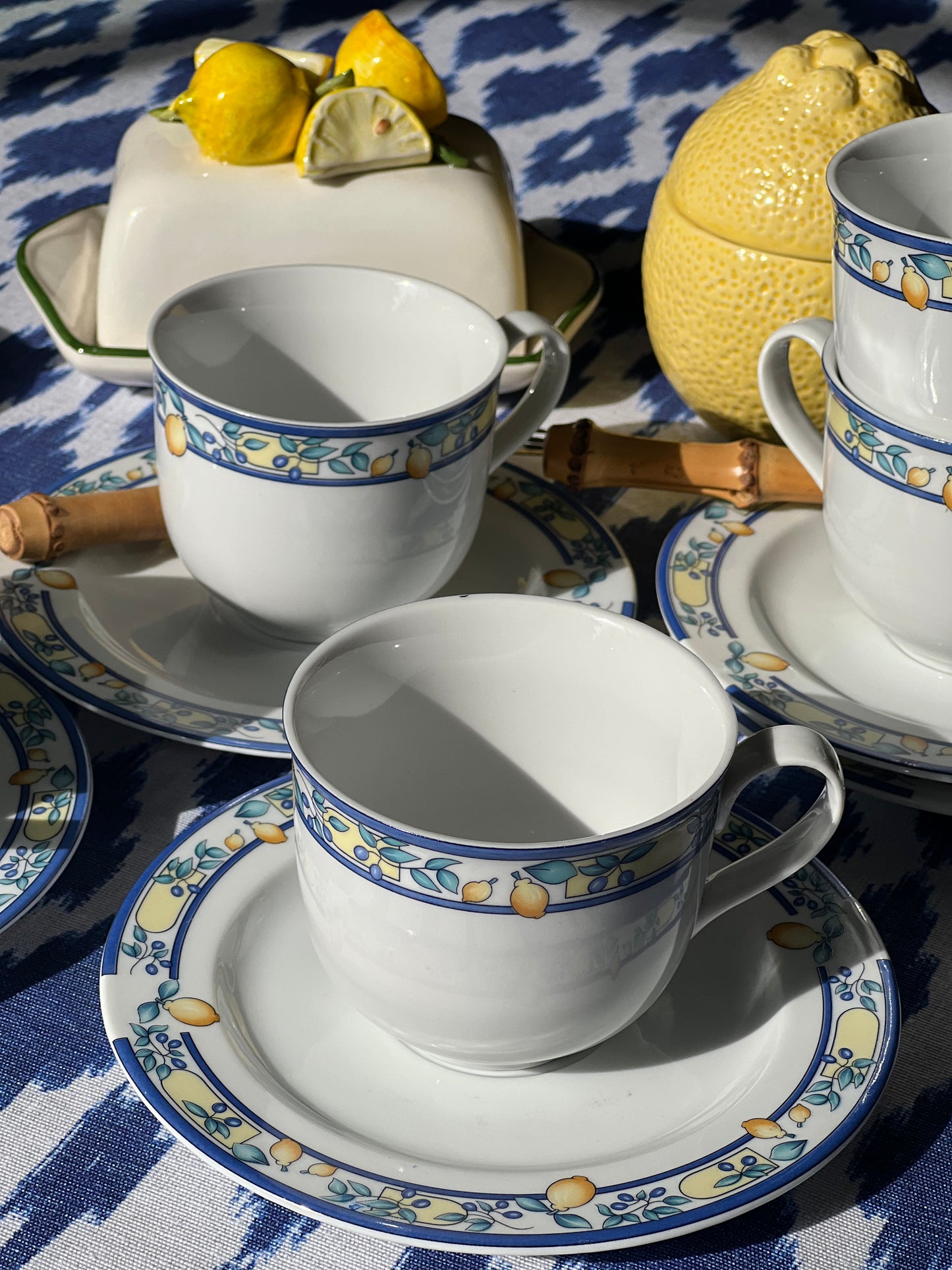 6 tasses café citrons