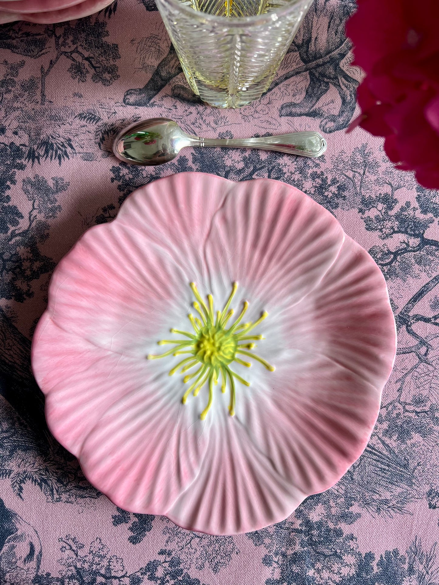 10 assiettes à dessert fleurs