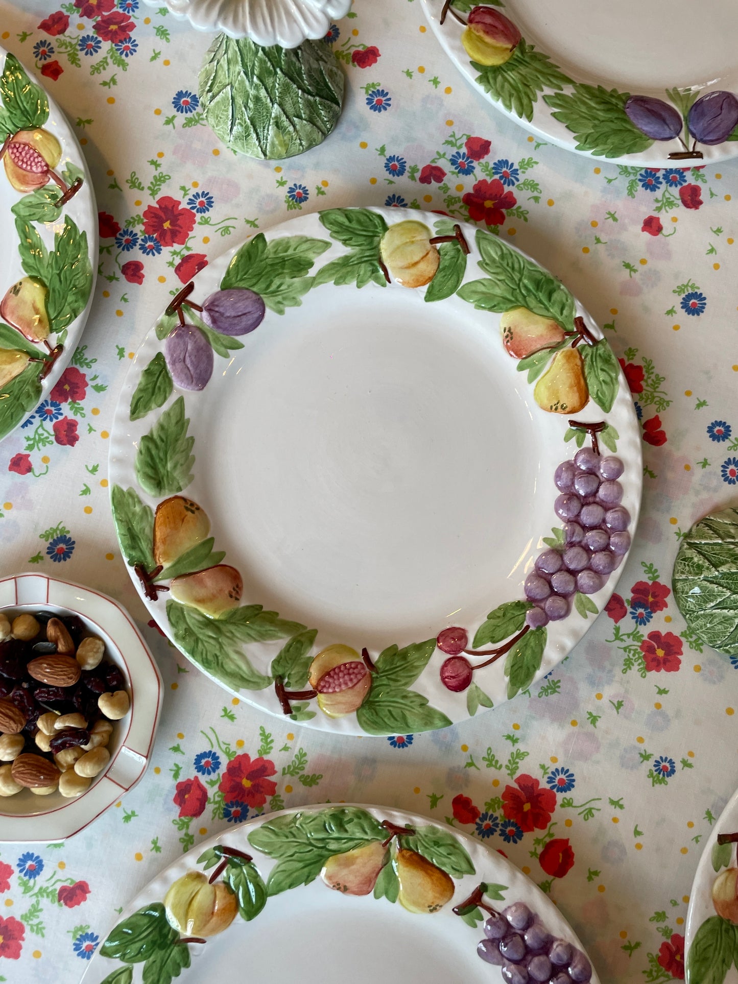 10 assiettes plates fruits Made in Italy